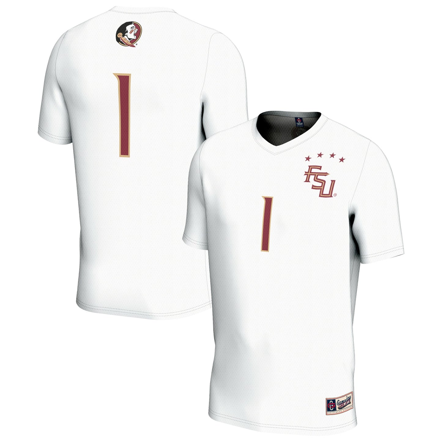 #1 Florida State Seminoles GameDay Greats Unisex Lightweight Collegiate Soccer Fashion Jersey  - Gold