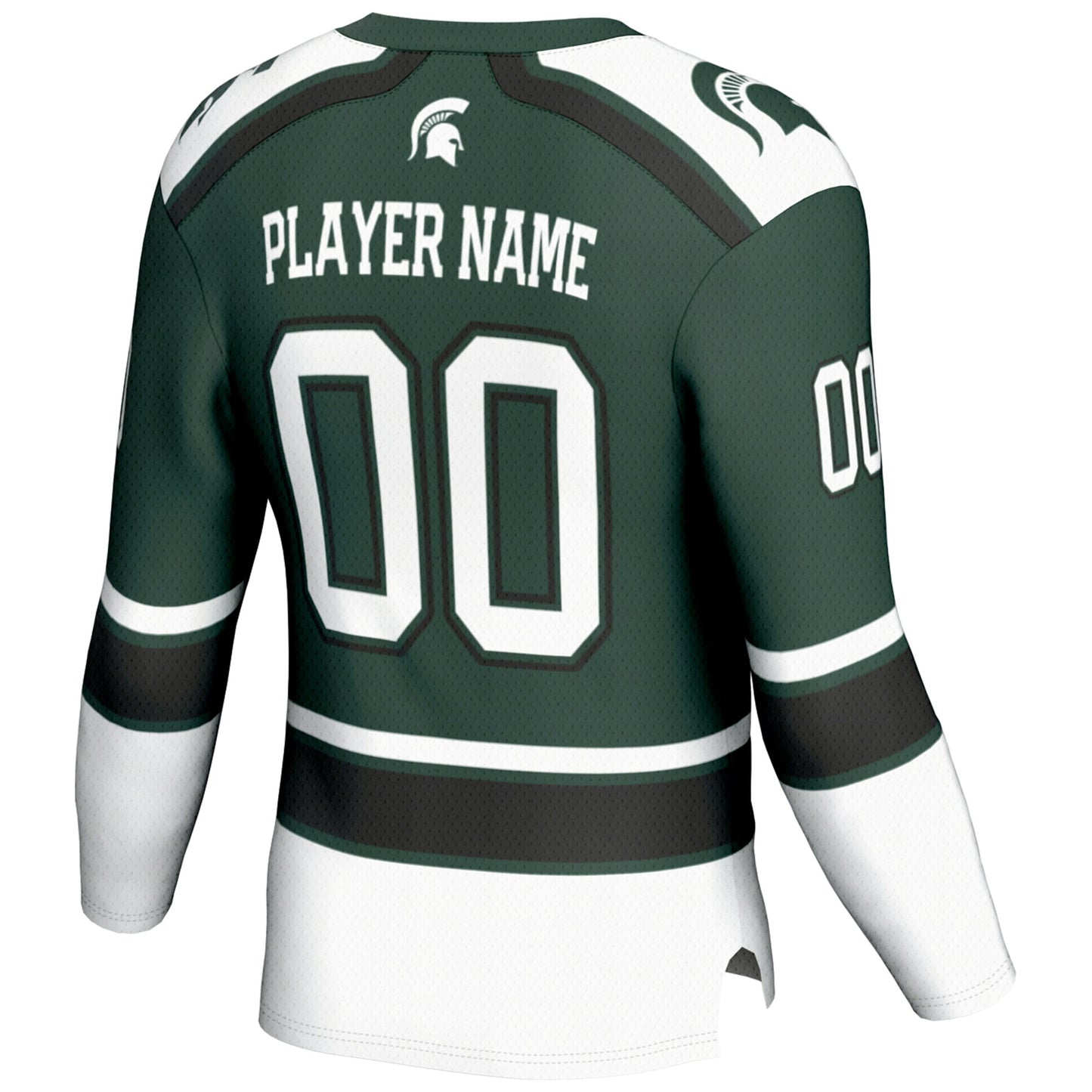 Michigan State Spartans GameDay Greats Youth Ice Hockey Pick-a-Player Jersey - Black