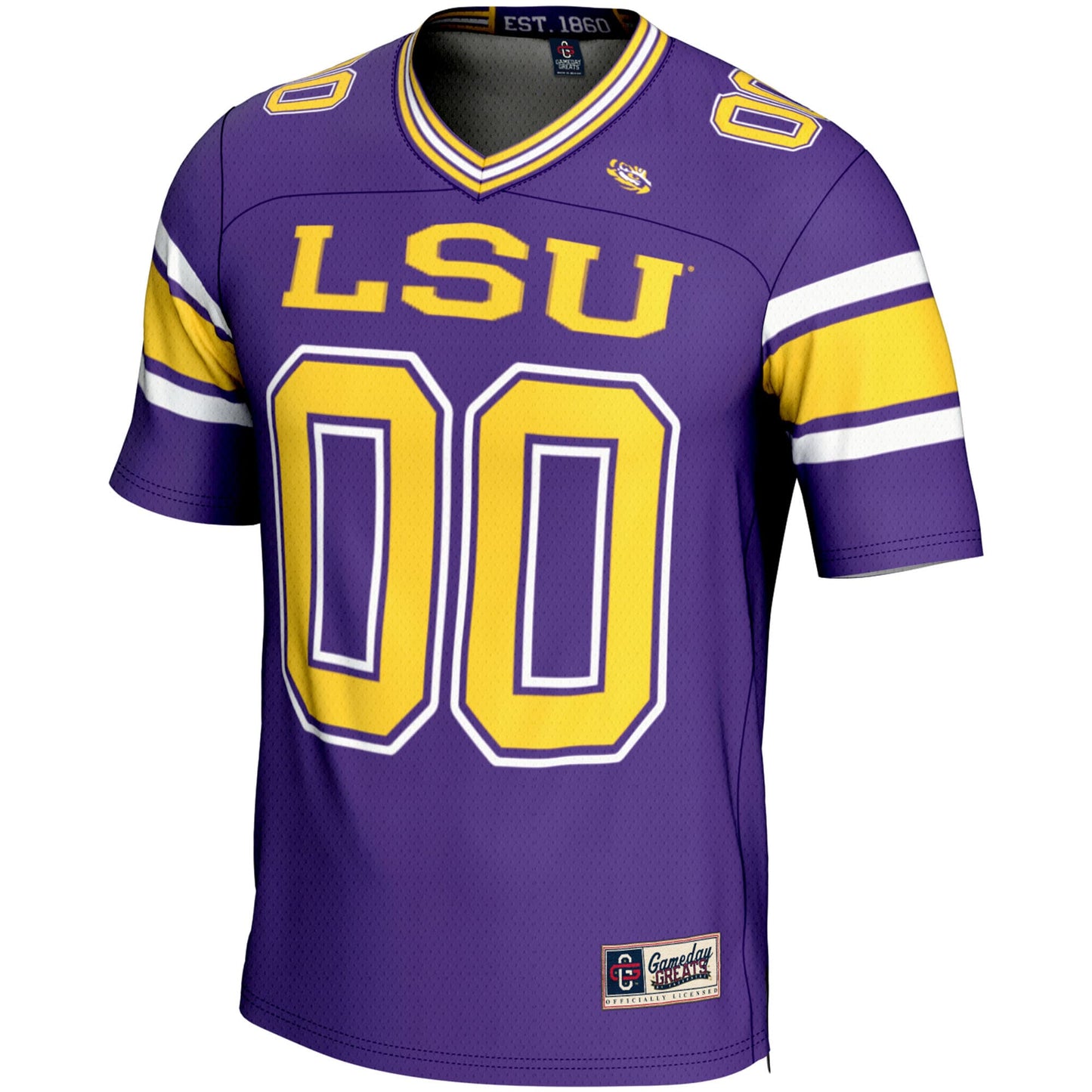 LSU Tigers GameDay Greats NIL Pick-A-Player Football Jersey - White