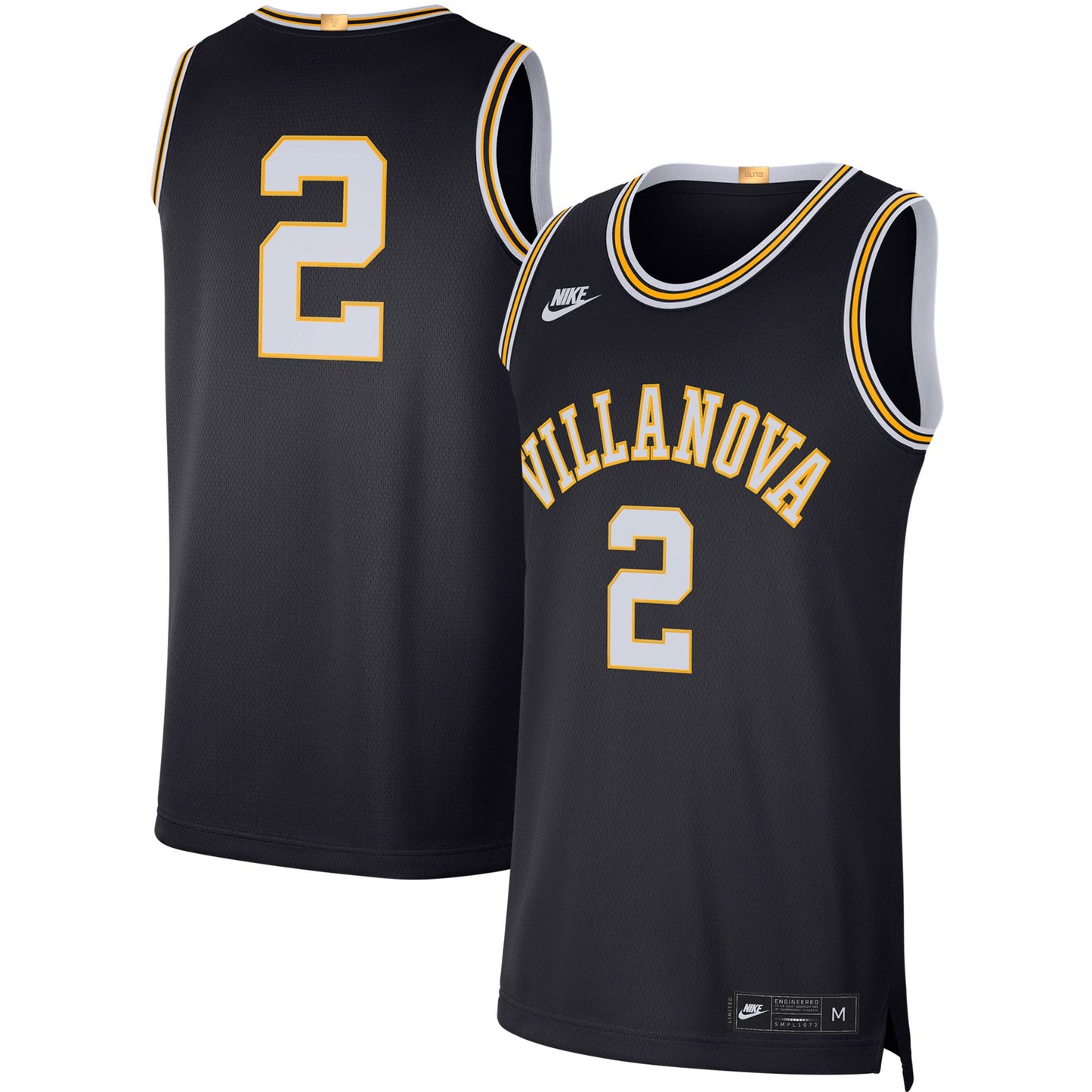 #2 Villanova Wildcats Nike Retro Limited Jersey - Navy