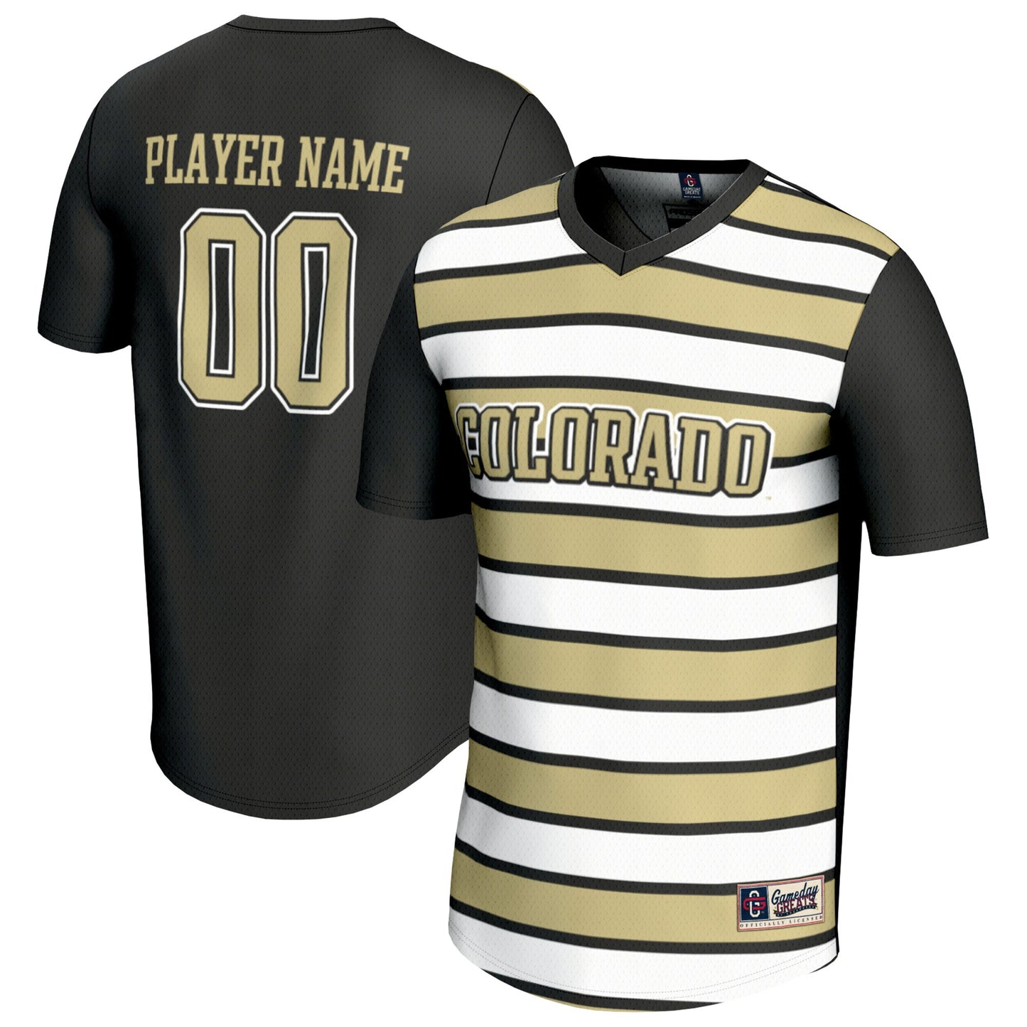 Colorado Buffaloes GameDay Greats Youth NIL Pick-A-Player Collegiate Women's Soccer Lightweight Fashion Jersey - Black