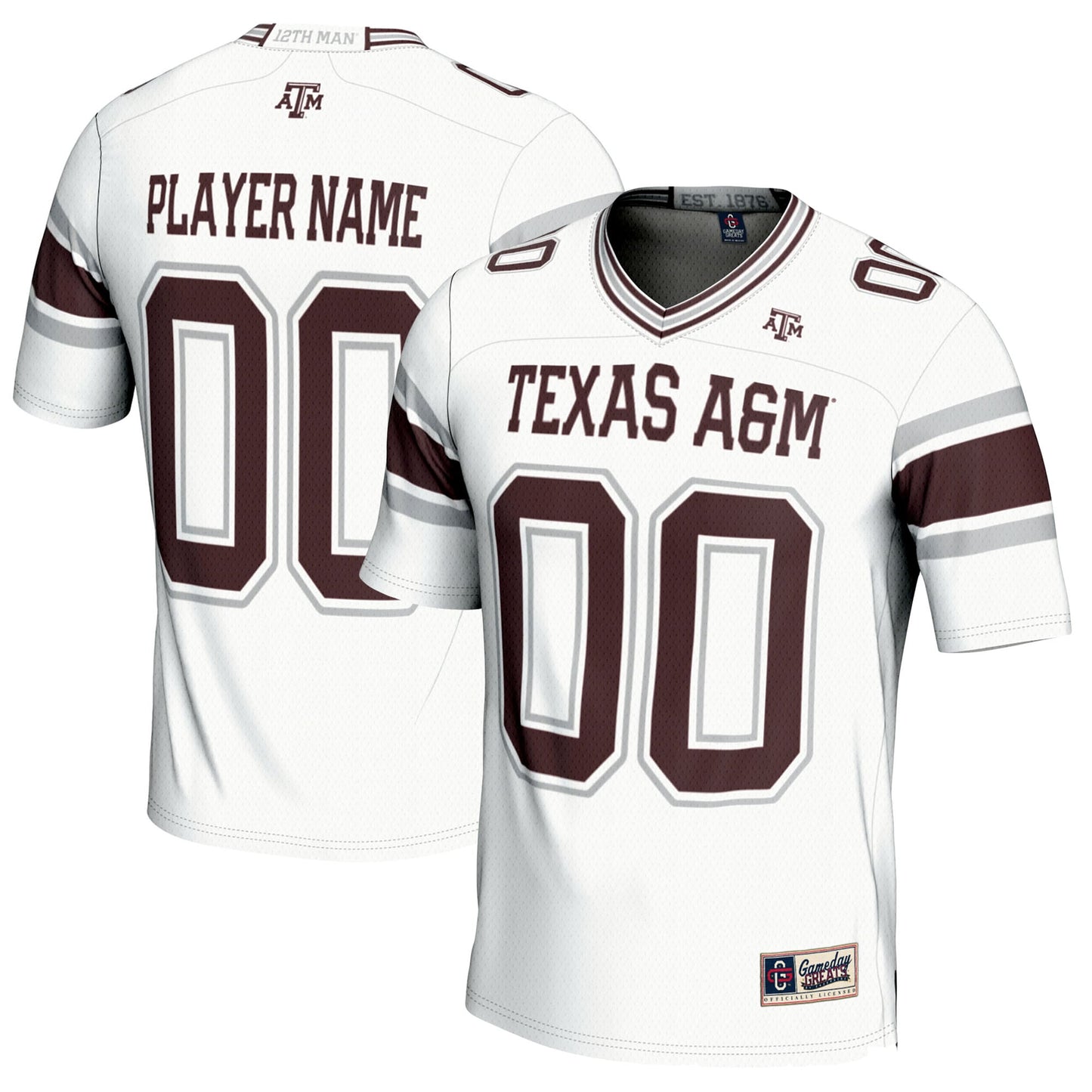 Texas A&M Aggies GameDay Greats NIL Pick-A-Player Football Jersey - Maroon