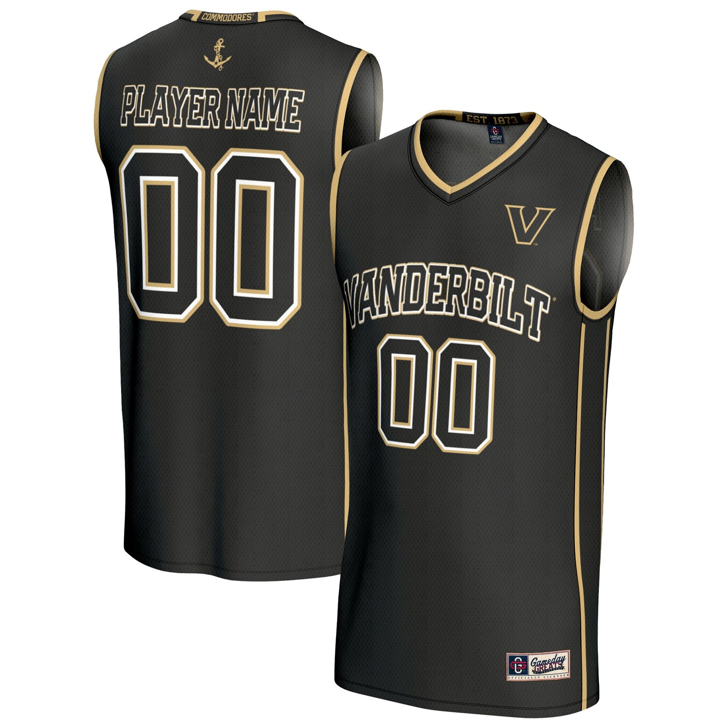 Vanderbilt Commodores GameDay Greats Youth Lightweight Collegiate Women's Basketball NIL Pick-A-Player Fashion Jersey - Black