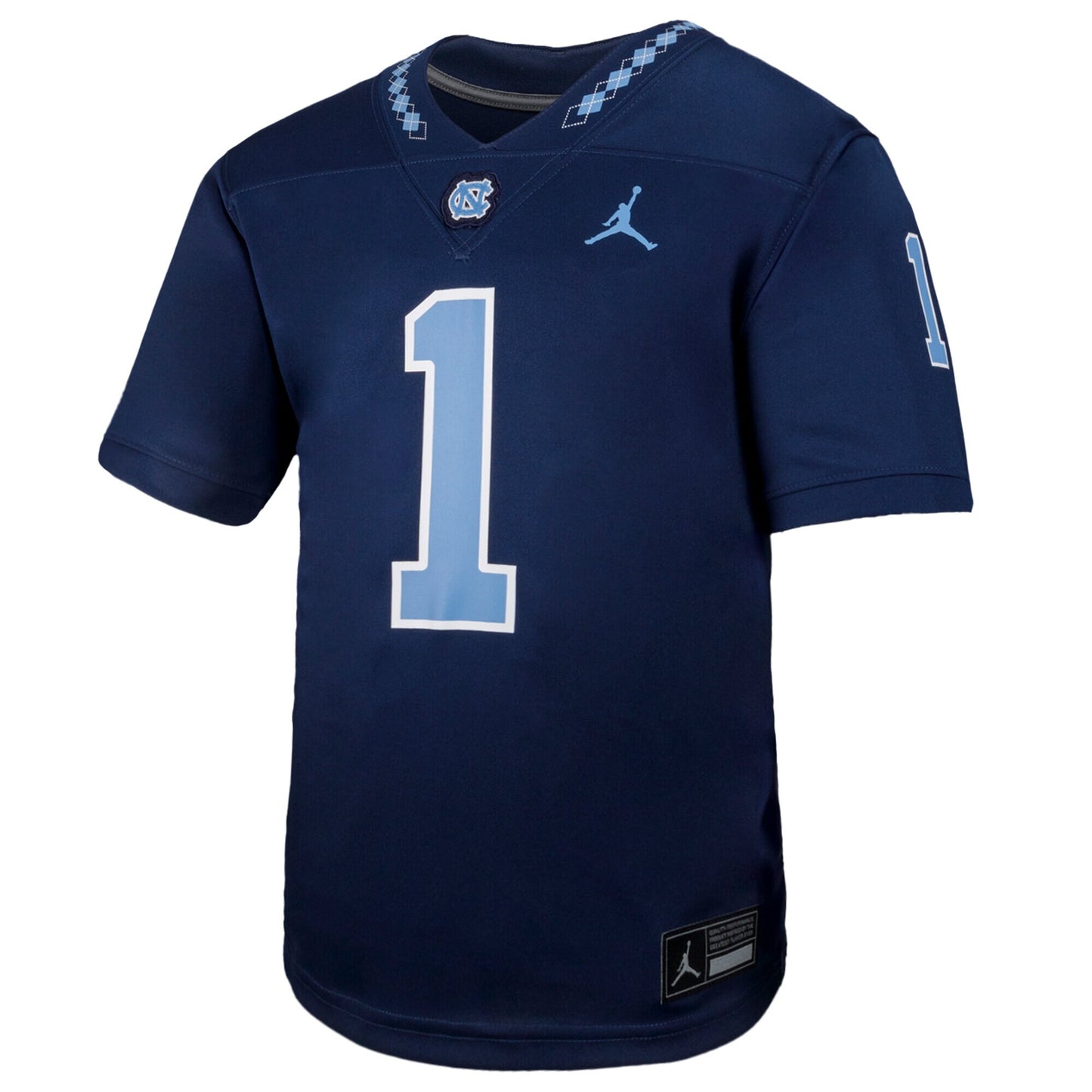 #1 North Carolina Tar Heels Jordan Brand Youth Untouchable Replica Game Jersey - White