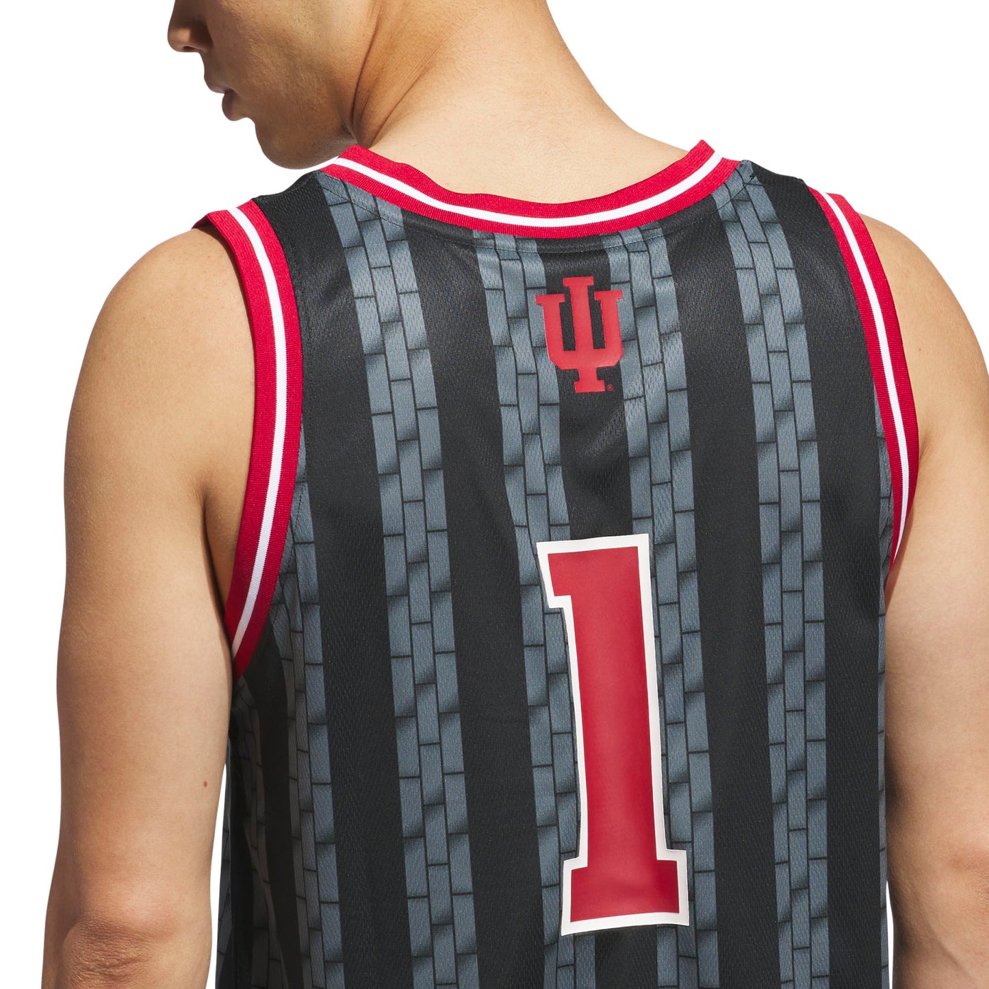 #1 Indiana Hoosiers adidas Replica Swingman Jersey - White