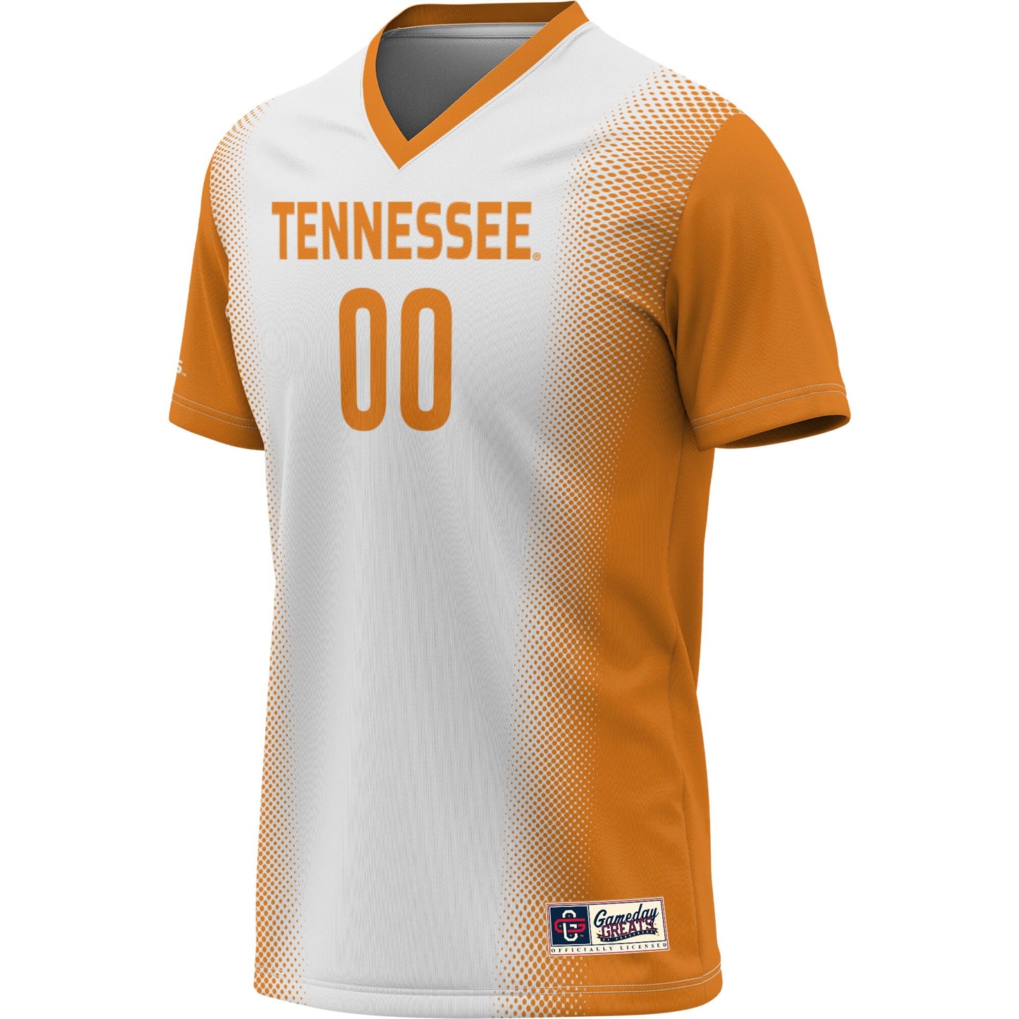 Tennessee Volunteers GameDay Greats Unisex NIL Pick-A-Player Lightweight Women's Soccer Jersey - White