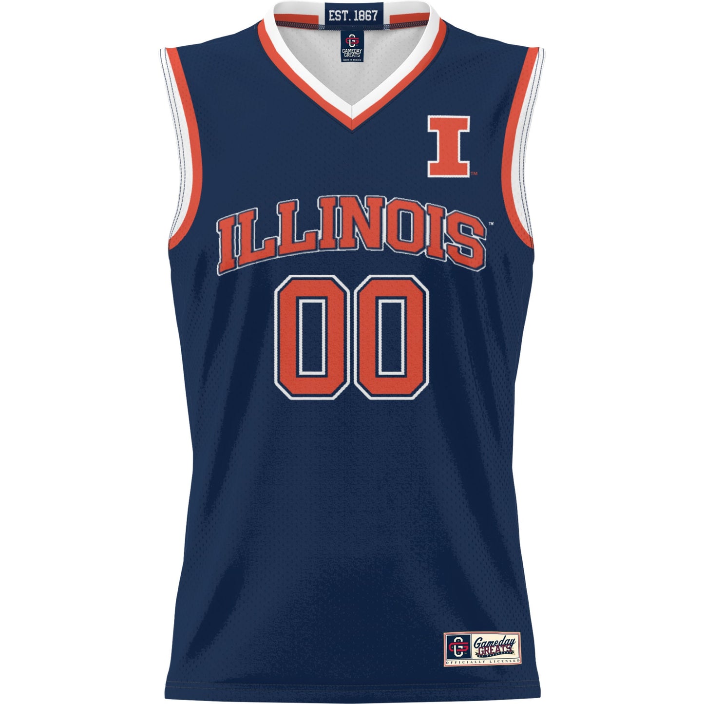 Illinois Fighting Illini GameDay Greats Unisex  Lightweight NIL Pick-A-Player Women's Basketball Jersey - Orange
