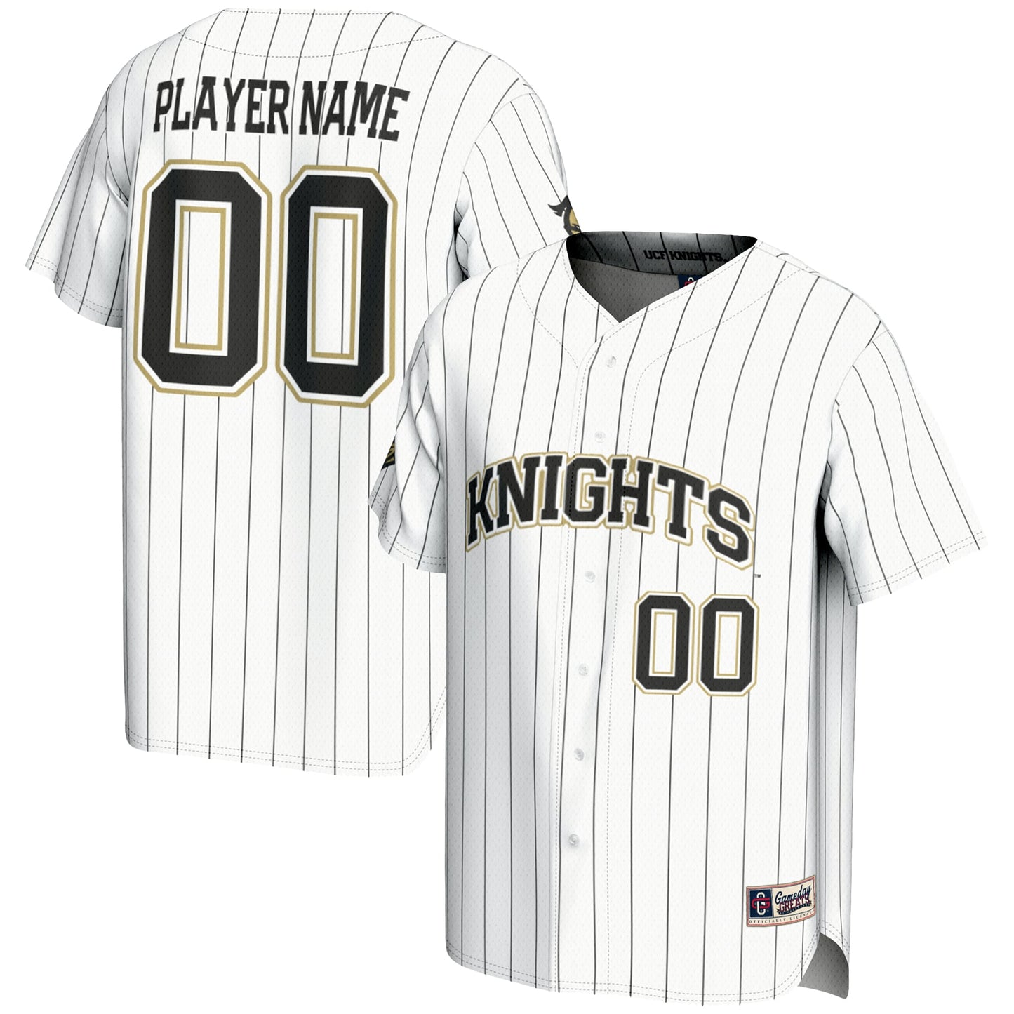 UCF Knights GameDay Greats Youth NIL Pick-A-Player Lightweight Baseball Jersey - White