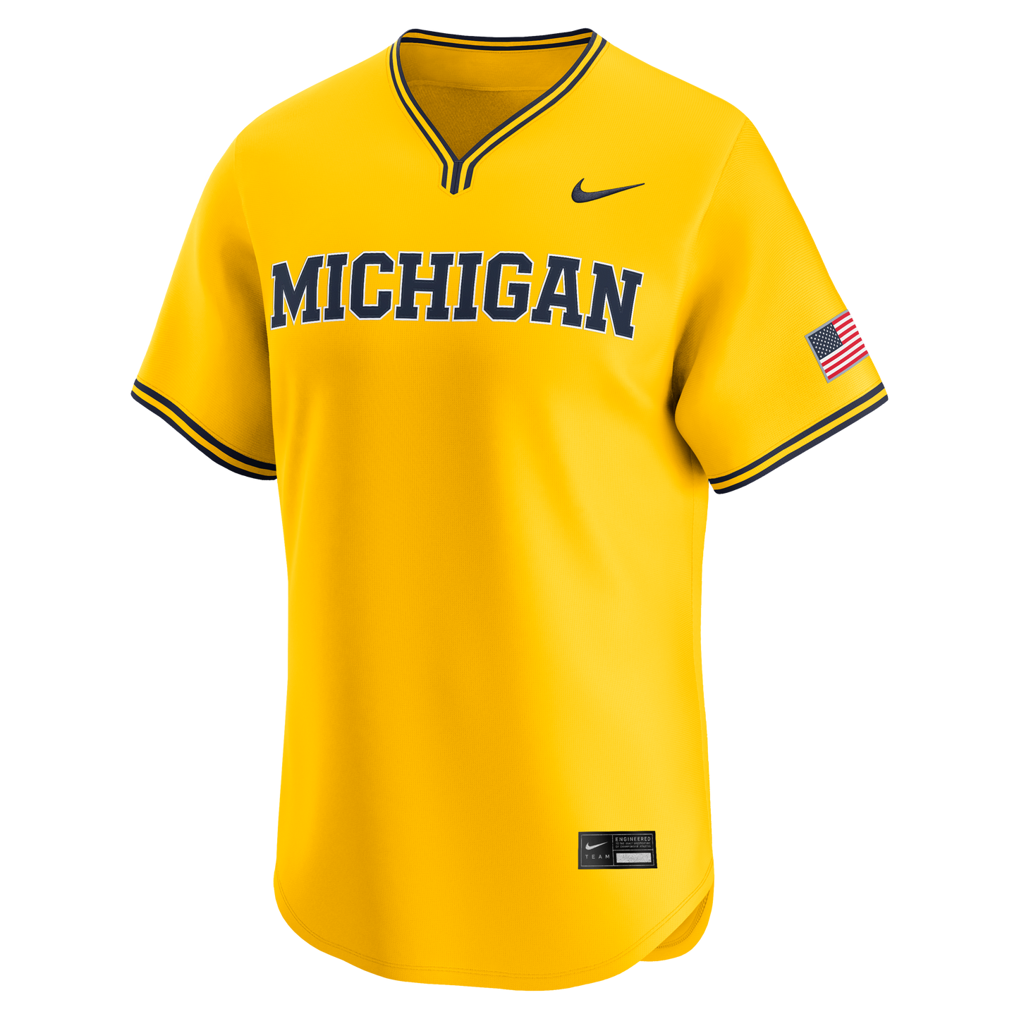 Michigan Wolverines Nike Alternate Limited Baseball Jersey - Maize