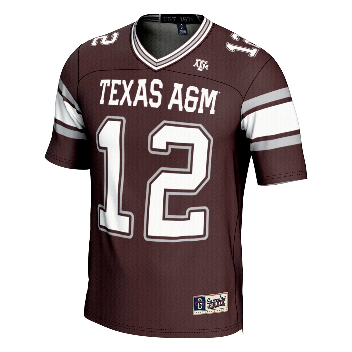 #12 Texas A&M Aggies GameDay Greats Football Lightweight Fashion Jersey - Maroon