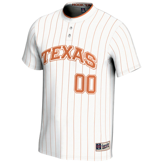 Texas Longhorns GameDay Greats Youth NIL Pick-A-Player Lightweight Softball Jersey - White