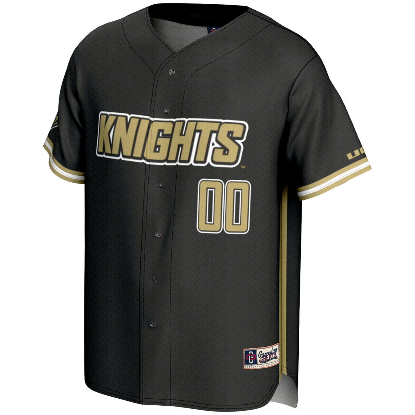 UCF Knights GameDay Greats Youth NIL Pick-A-Player Lightweight Baseball Jersey - Black