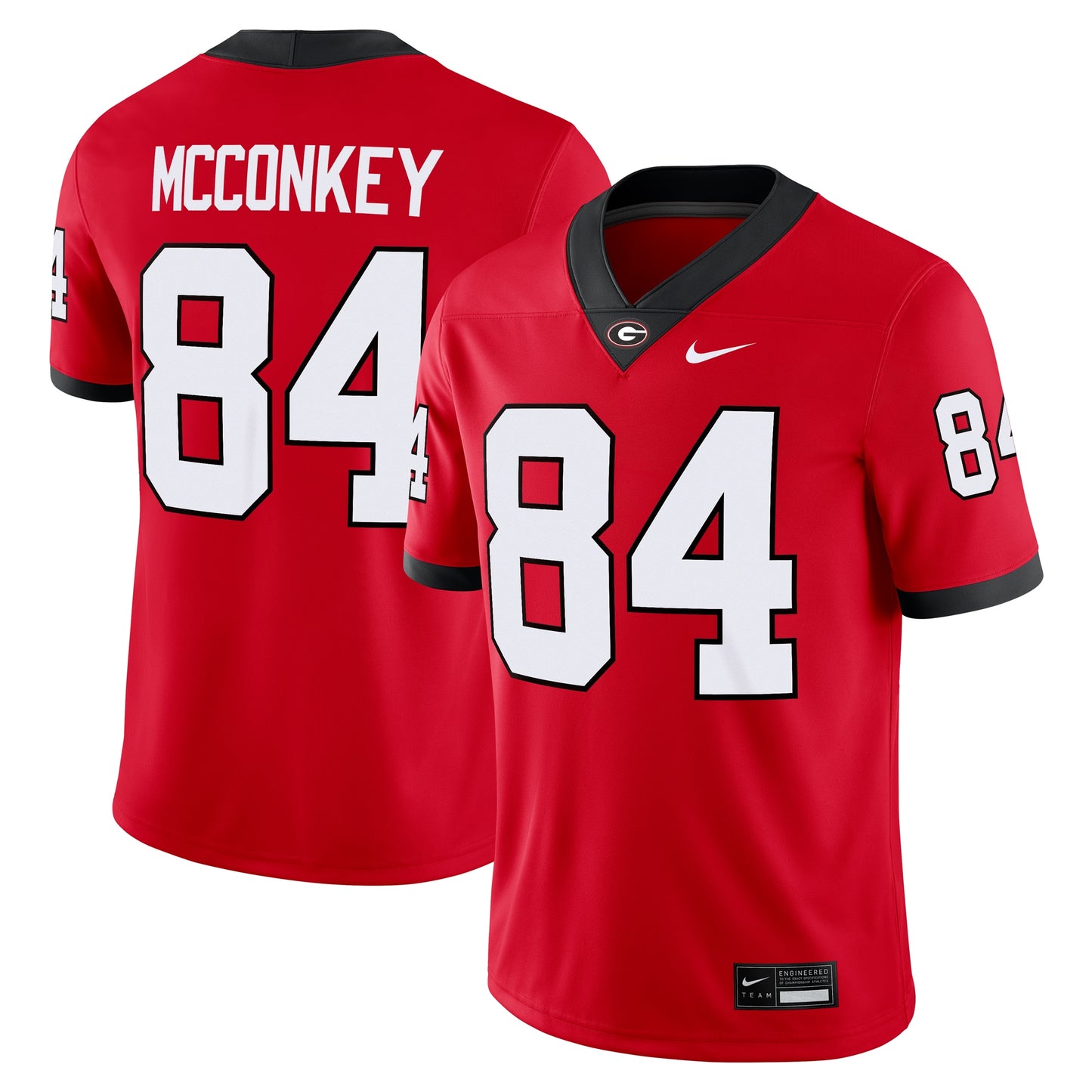 Ladd McConkey Georgia Bulldogs Nike Player Game Jersey - Red