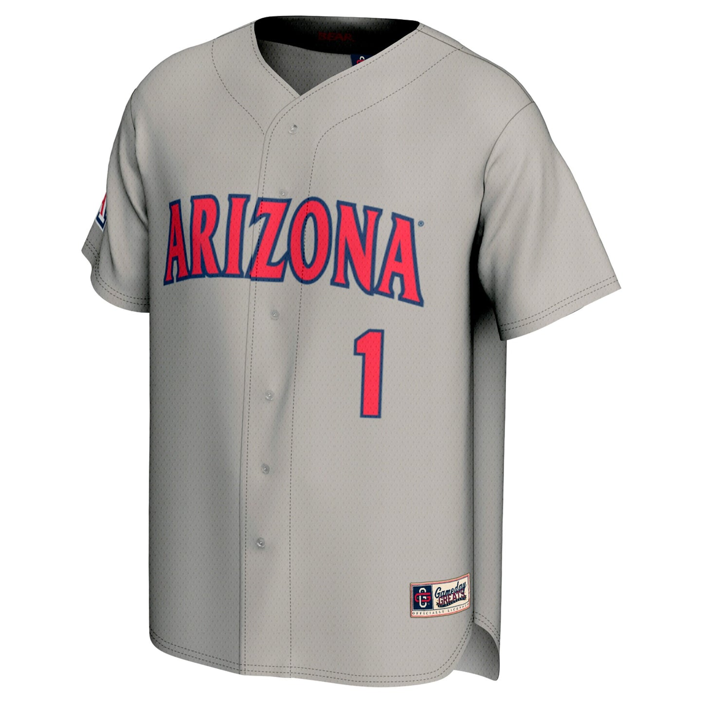 #1 Arizona Wildcats GameDay Greats Youth Lightweight Baseball Fashion Jersey - Navy