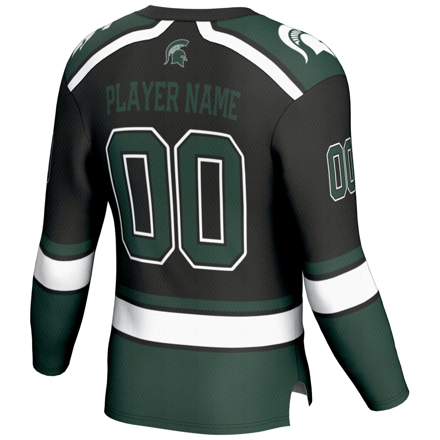 Michigan State Spartans GameDay Greats Youth Ice Hockey Pick-a-Player Jersey - Black