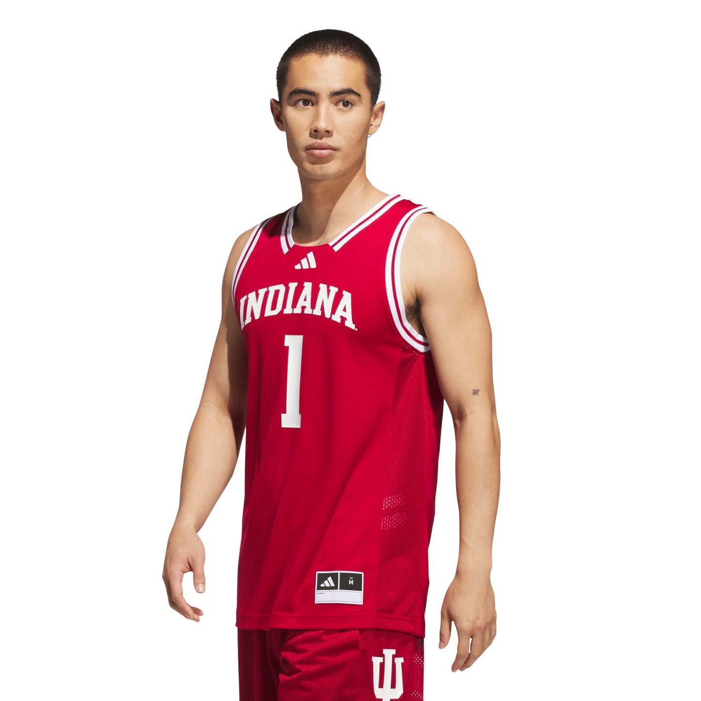 #1 Indiana Hoosiers adidas Replica Swingman Jersey - White