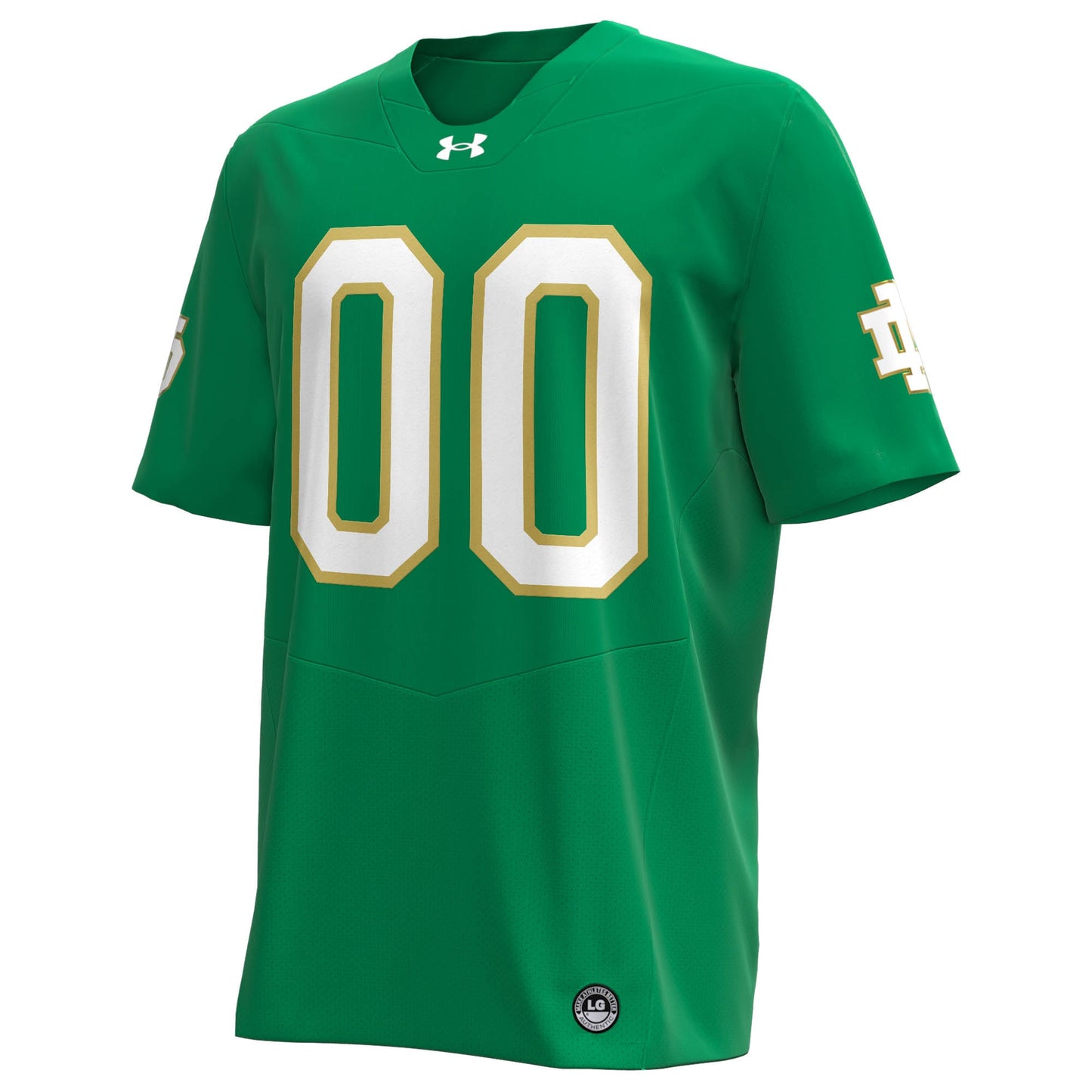 Notre Dame Fighting Irish Under Armour Custom Replica Football Jersey - Navy