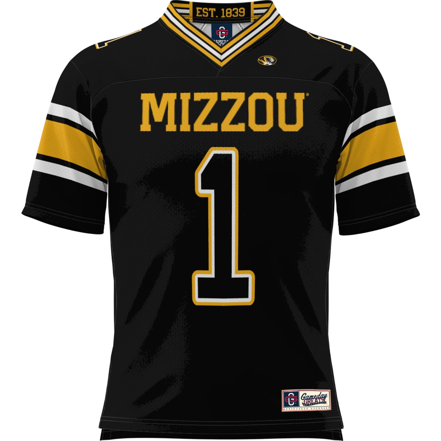 #1 Missouri Tigers GameDay Greats Youth Football Jersey - White
