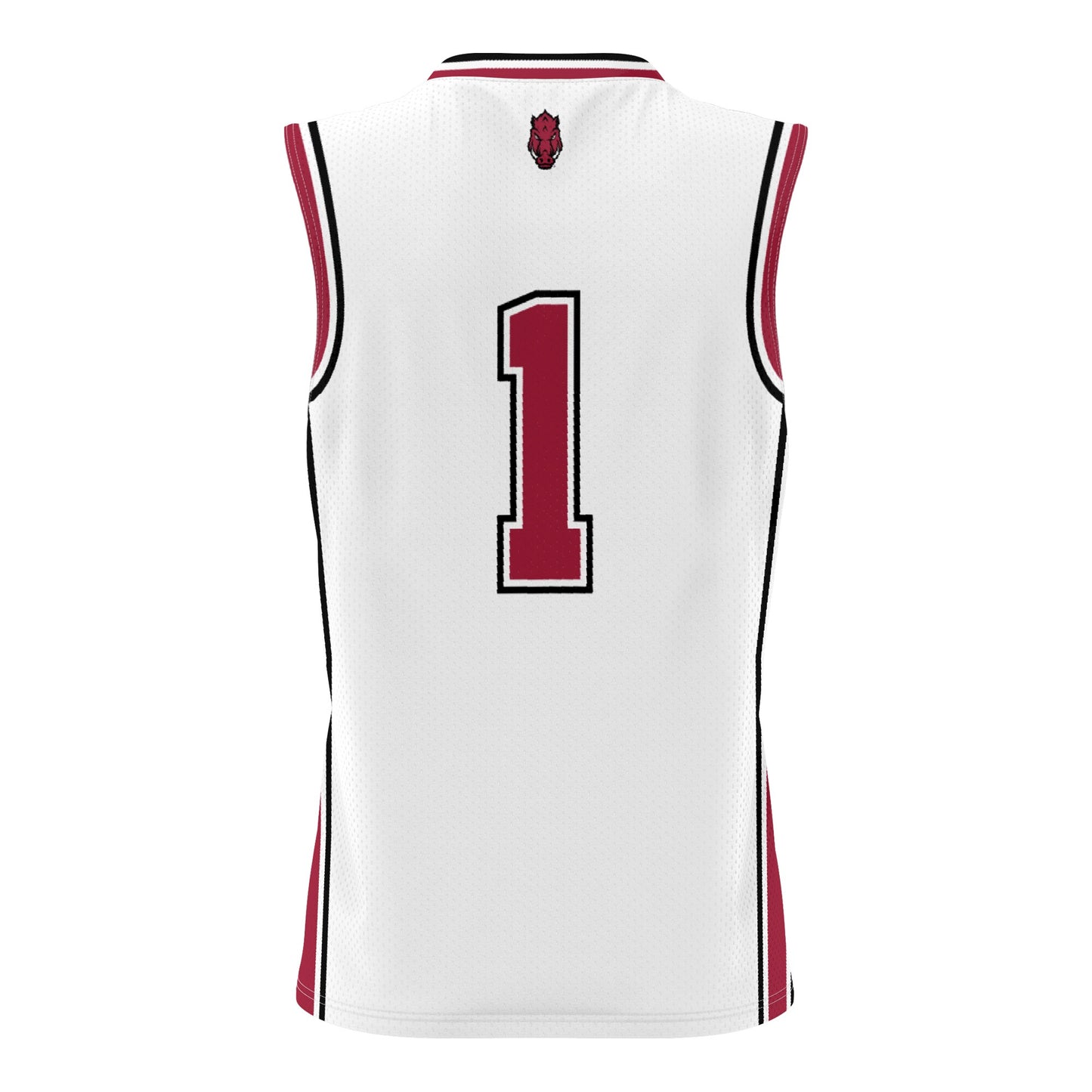 #1 Arkansas Razorbacks GameDay Greats Youth Lightweight Basketball Jersey - White