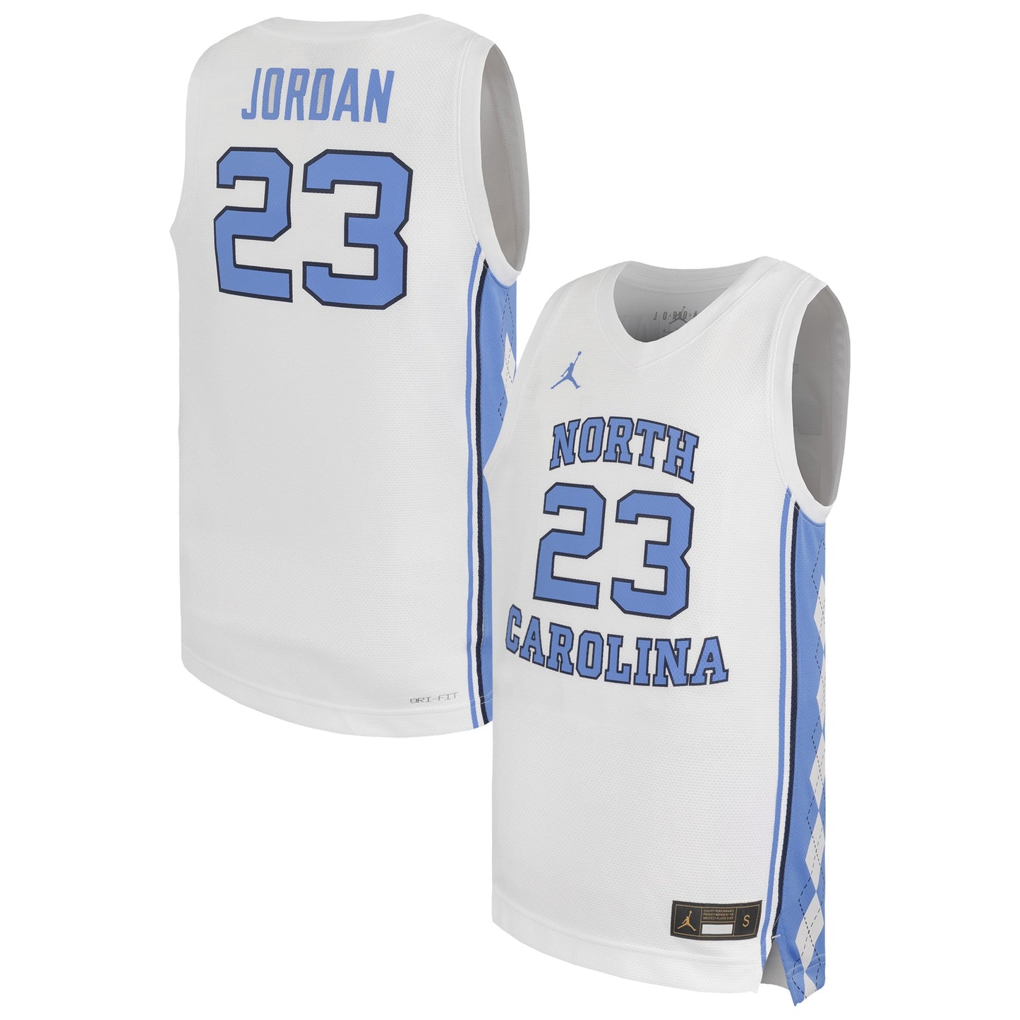 Michael Jordan North Carolina Tar Heels Nike Youth Replica Basketball Jersey - Carolina Blue