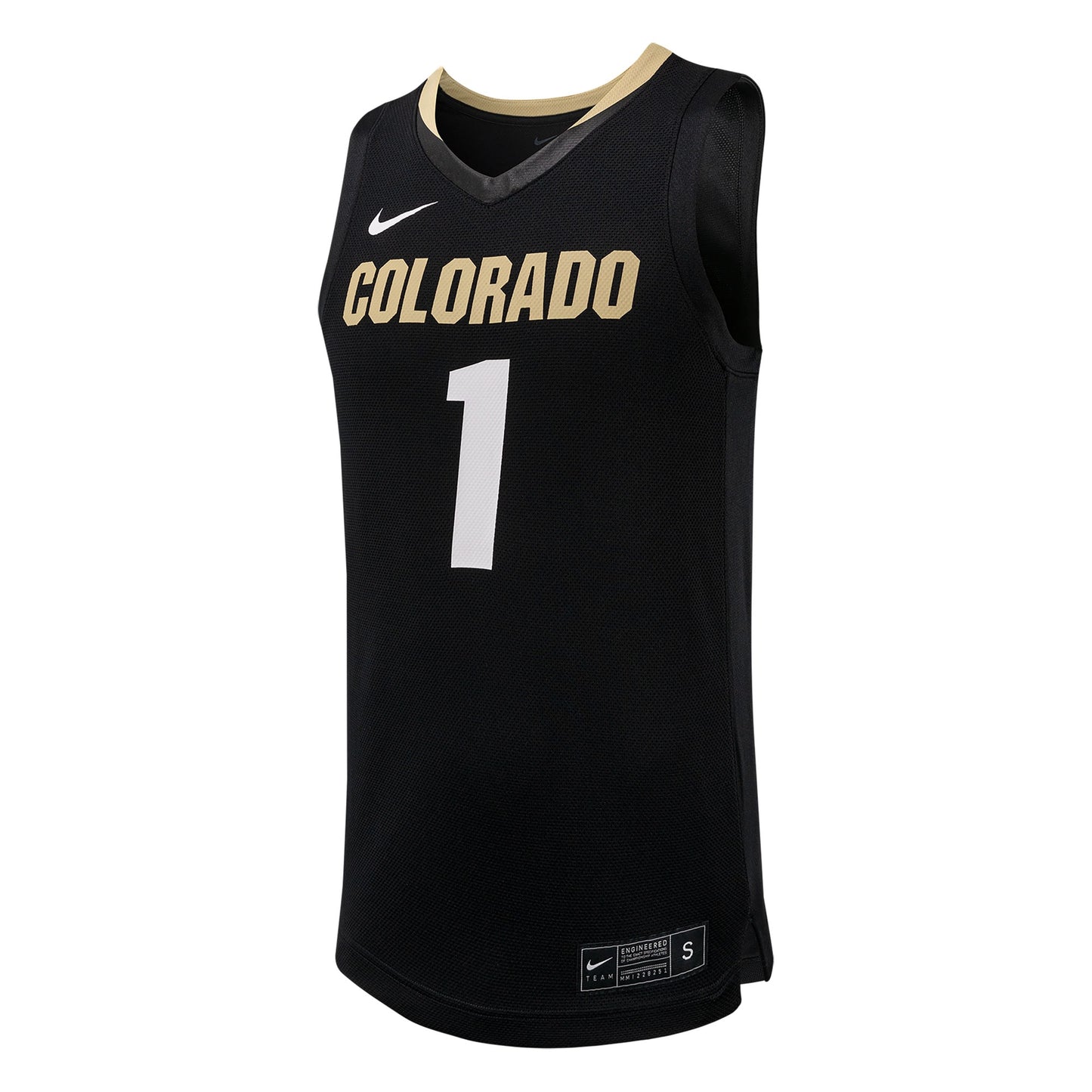 #1 Colorado Buffaloes Nike Replica Basketball Jersey - White