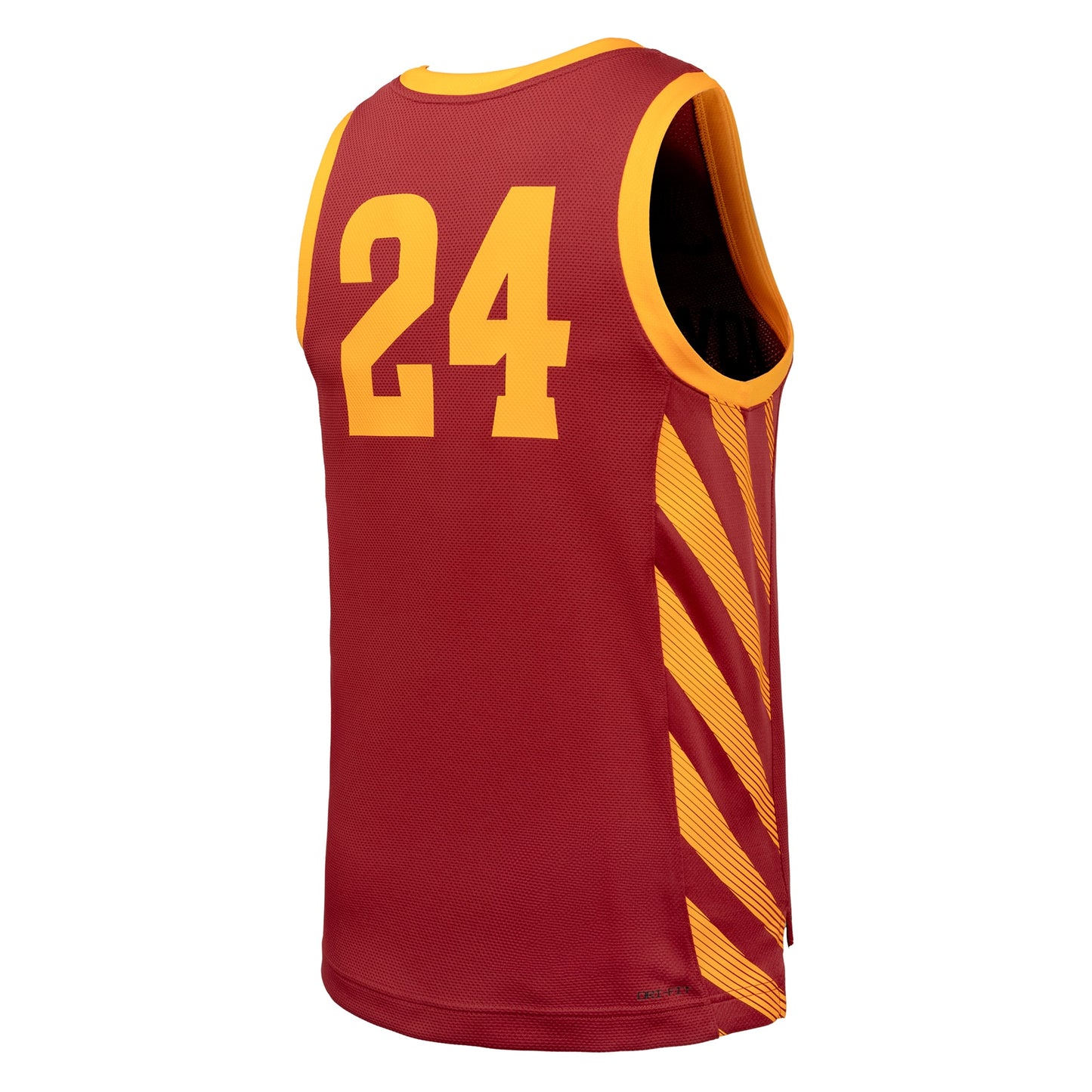 #24 Iowa State Cyclones Nike Replica Basketball Jersey - Cardinal