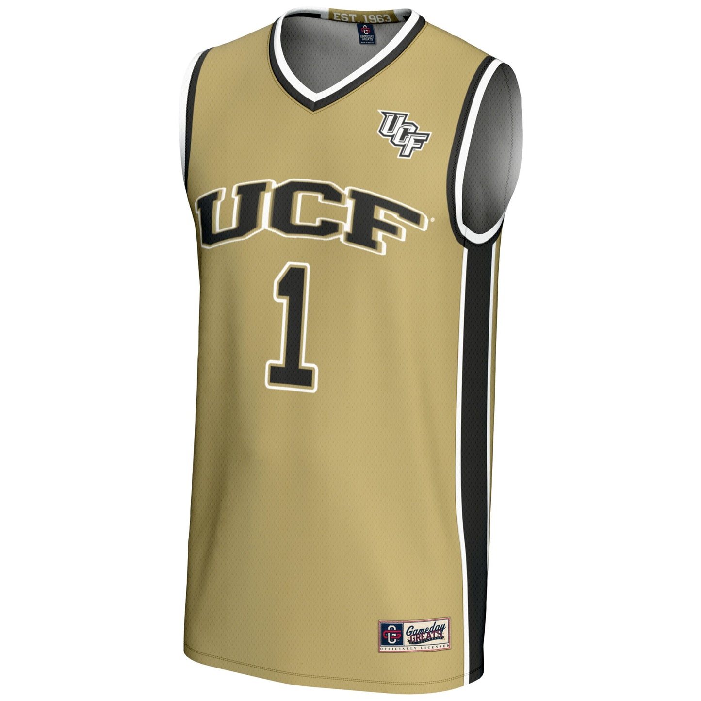 #1 UCF Knights GameDay Greats Youth Lightweight Basketball Jersey - Gold