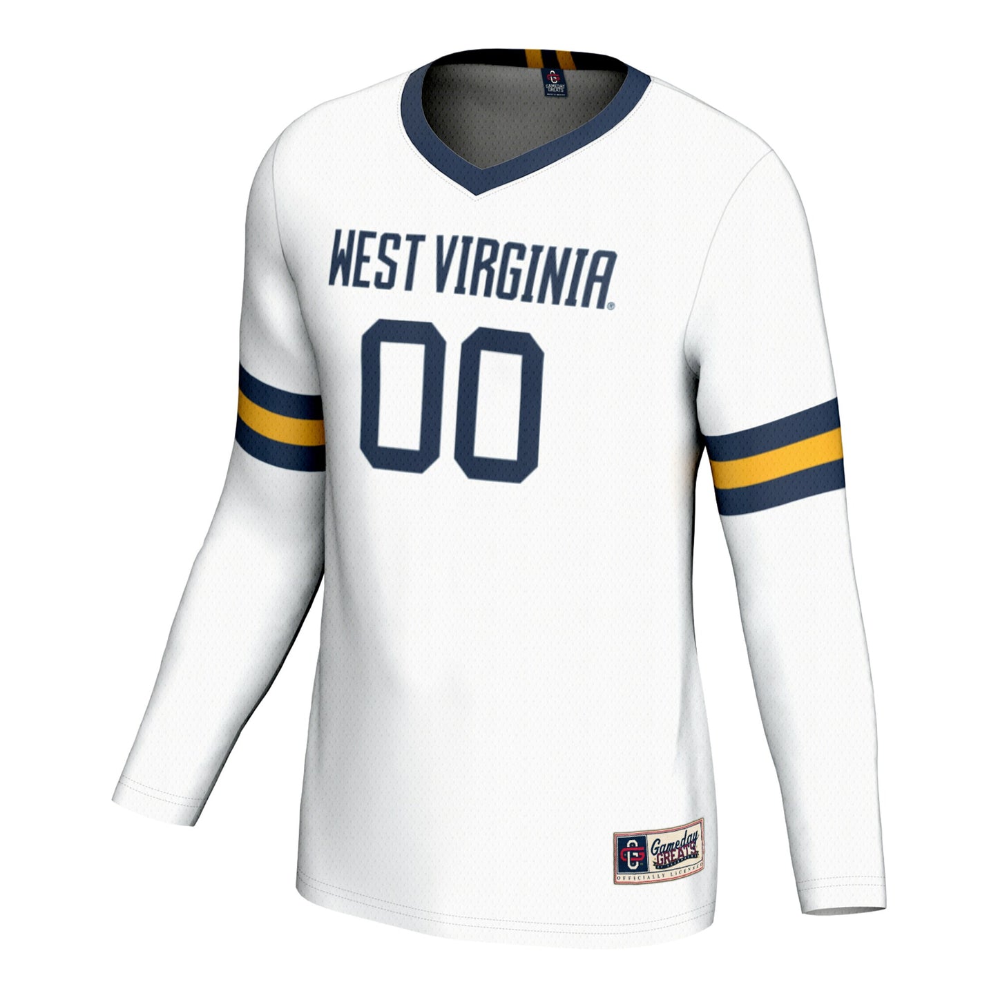 West Virginia Mountaineers GameDay Greats Unisex NIL Pick-A-Player Lightweight Volleyball Jersey - Gray