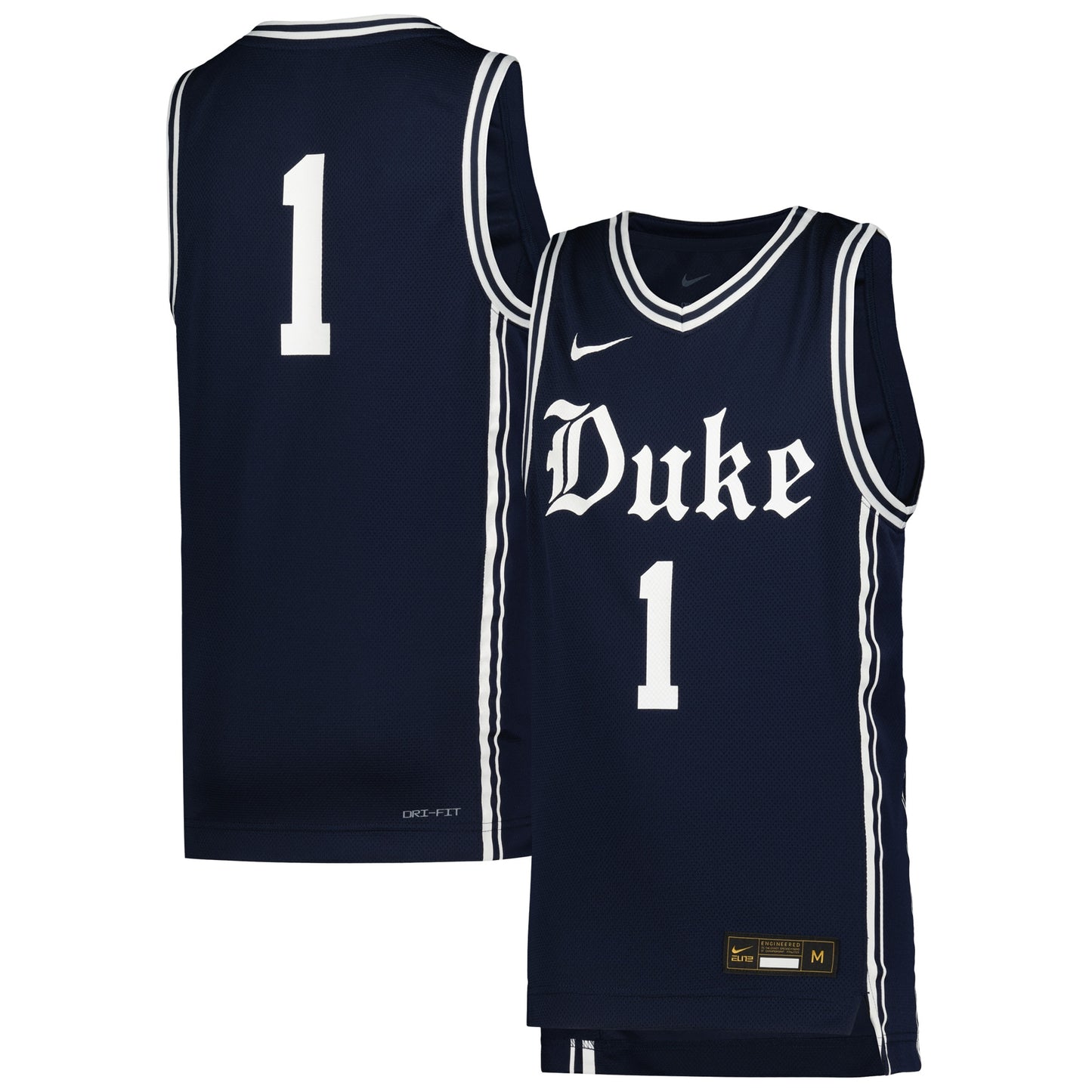 #1 Duke Blue Devils Nike Youth Icon Replica Basketball Jersey - White