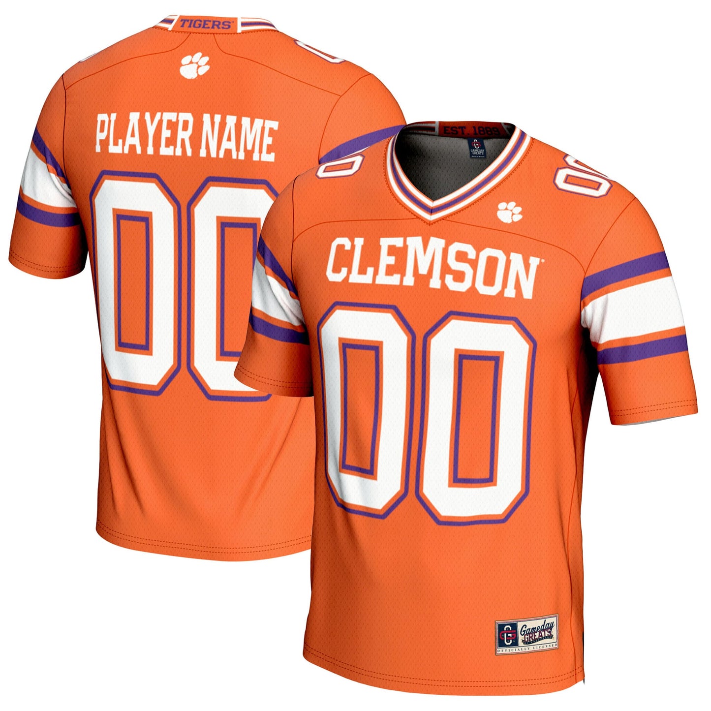 Clemson Tigers GameDay Greats Youth NIL Pick-A-Player Football Jersey - Black