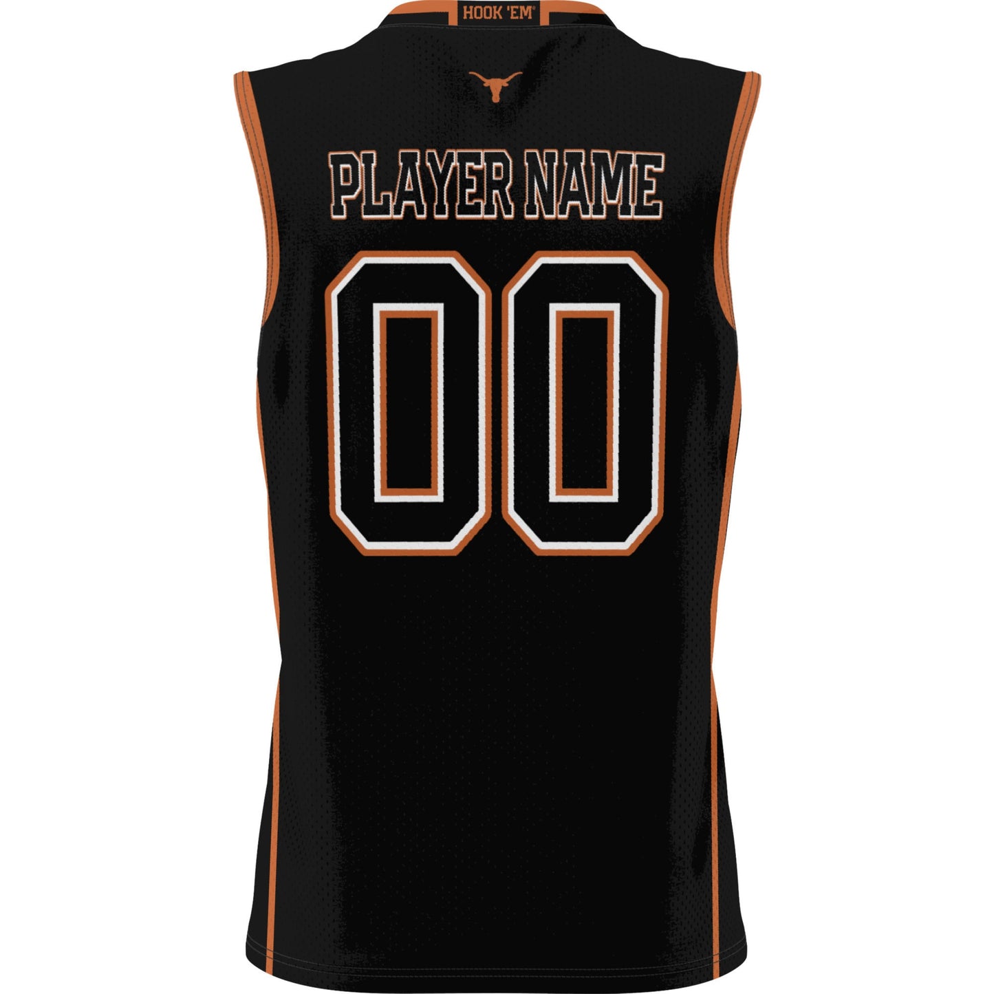 Texas Longhorns GameDay Greats Unisex  Lightweight NIL Pick-A-Player Women's Basketball Jersey - Black