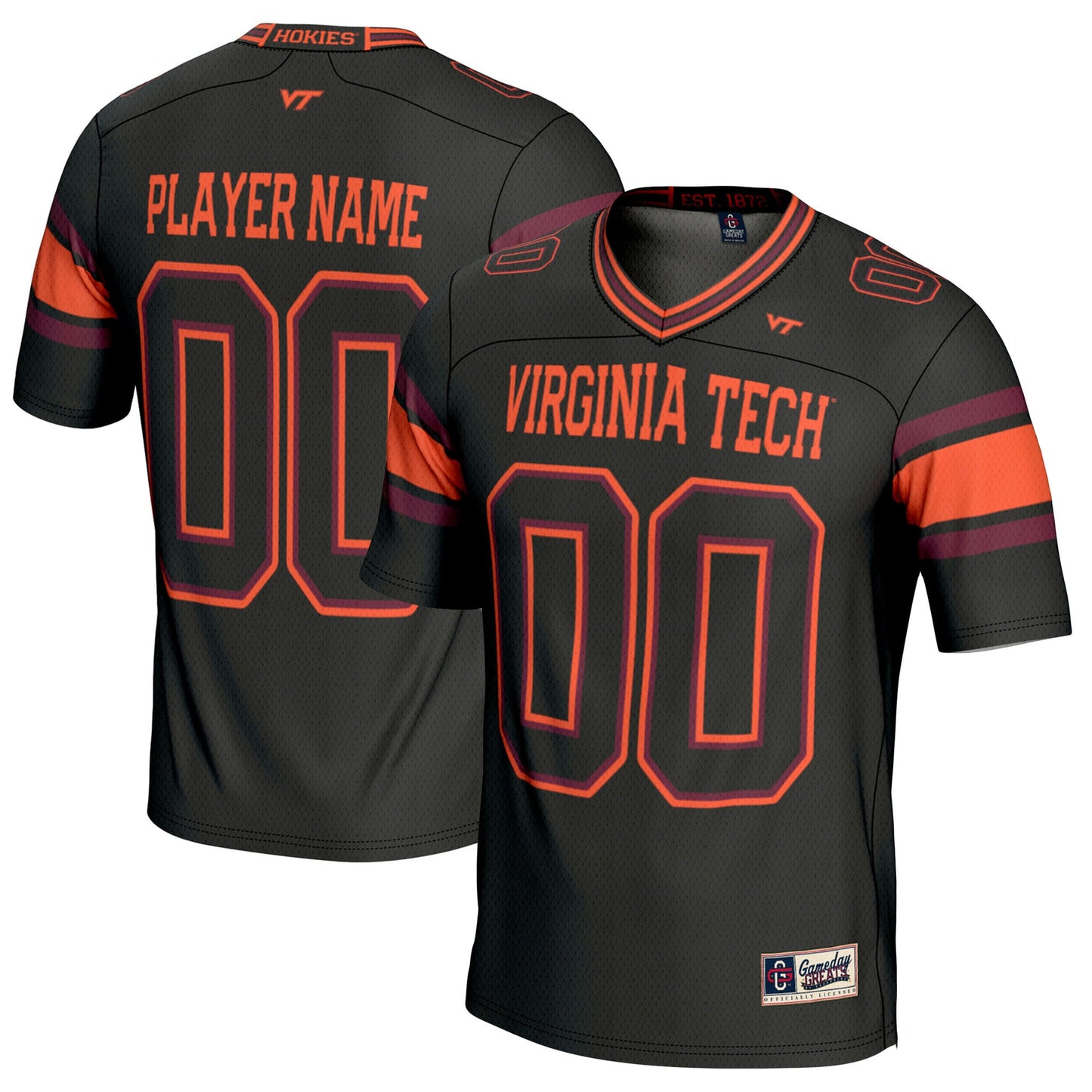Virginia Tech Hokies GameDay Greats NIL Pick-A-Player Football Jersey - Maroon