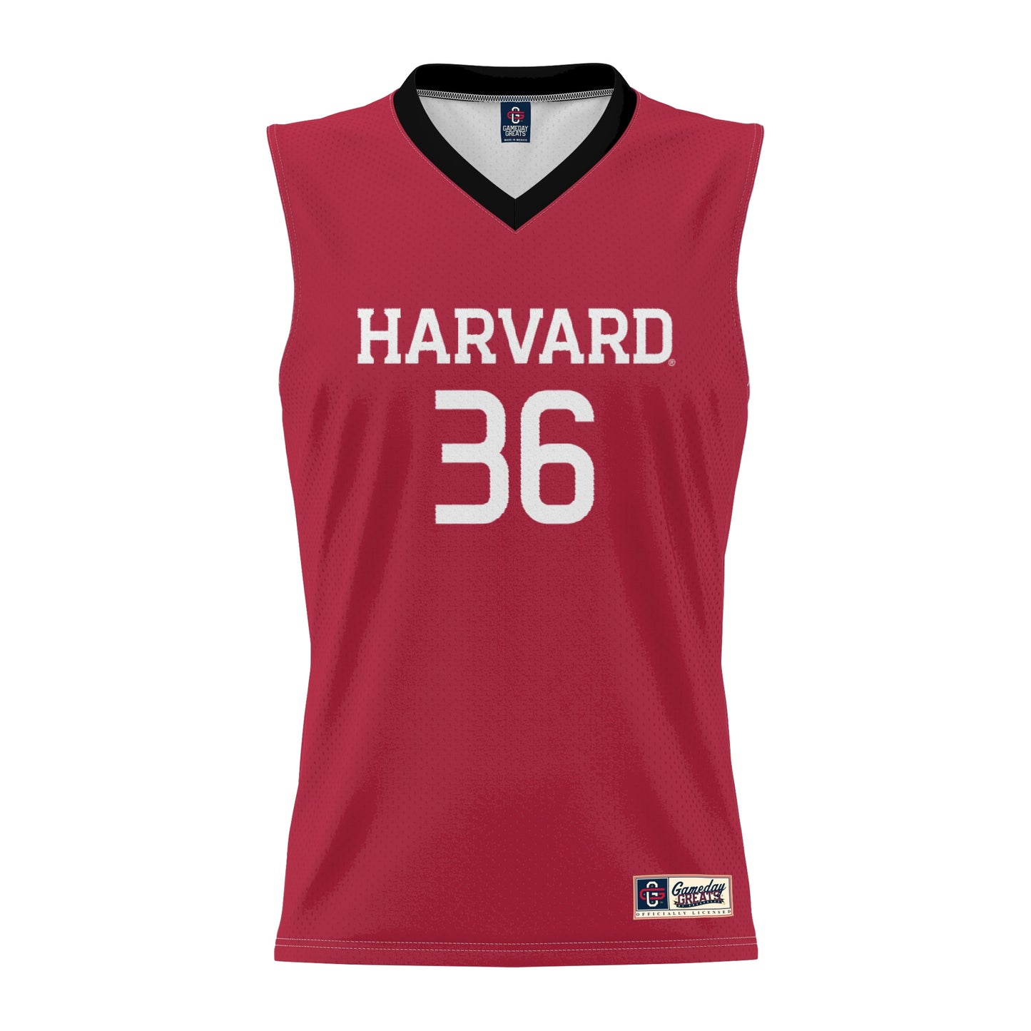 #36 Harvard Crimson GameDay Greats Lightweight Basketball Jersey - White