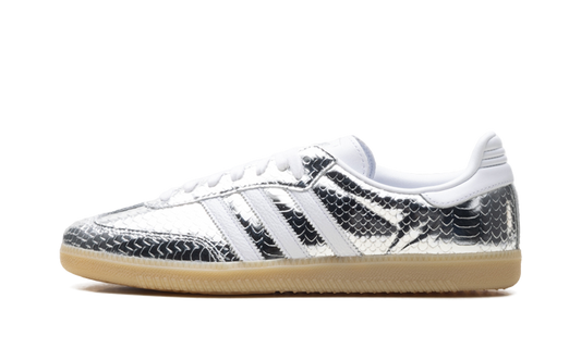 Adidas Samba OG WMNS "Patent Snakeskin Silver Metallic" IH9016