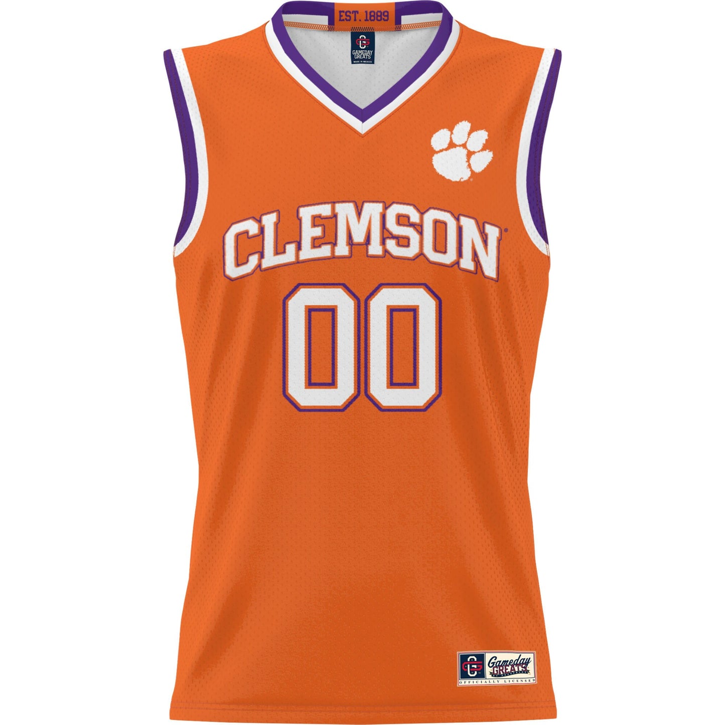 Clemson Tigers GameDay Greats Youth NIL Pick-A-Player Lightweight Women's Basketball Jersey - White
