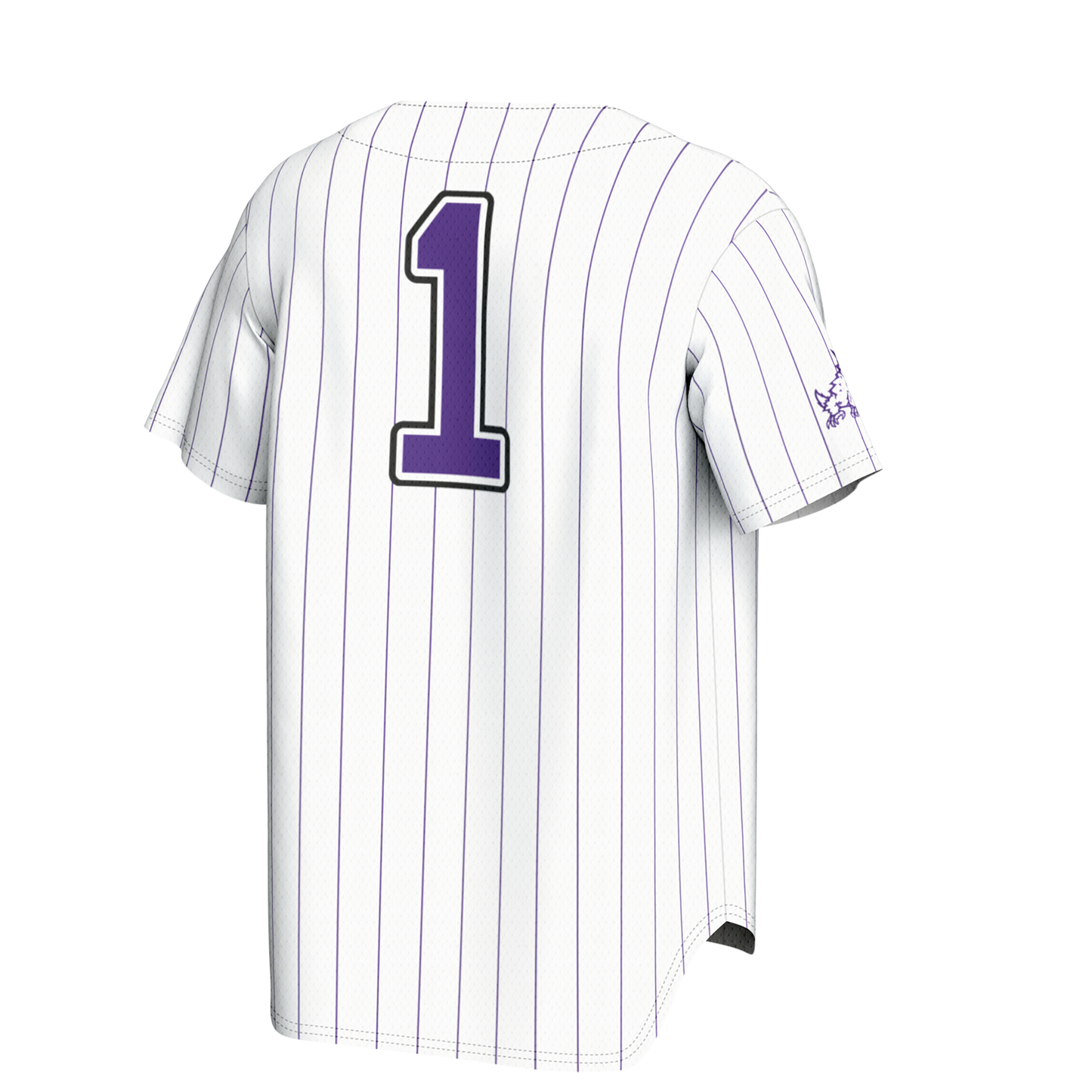 TCU Horned Frogs GameDay Greats Youth Lightweight Collegiate Baseball Fashion Jersey - White