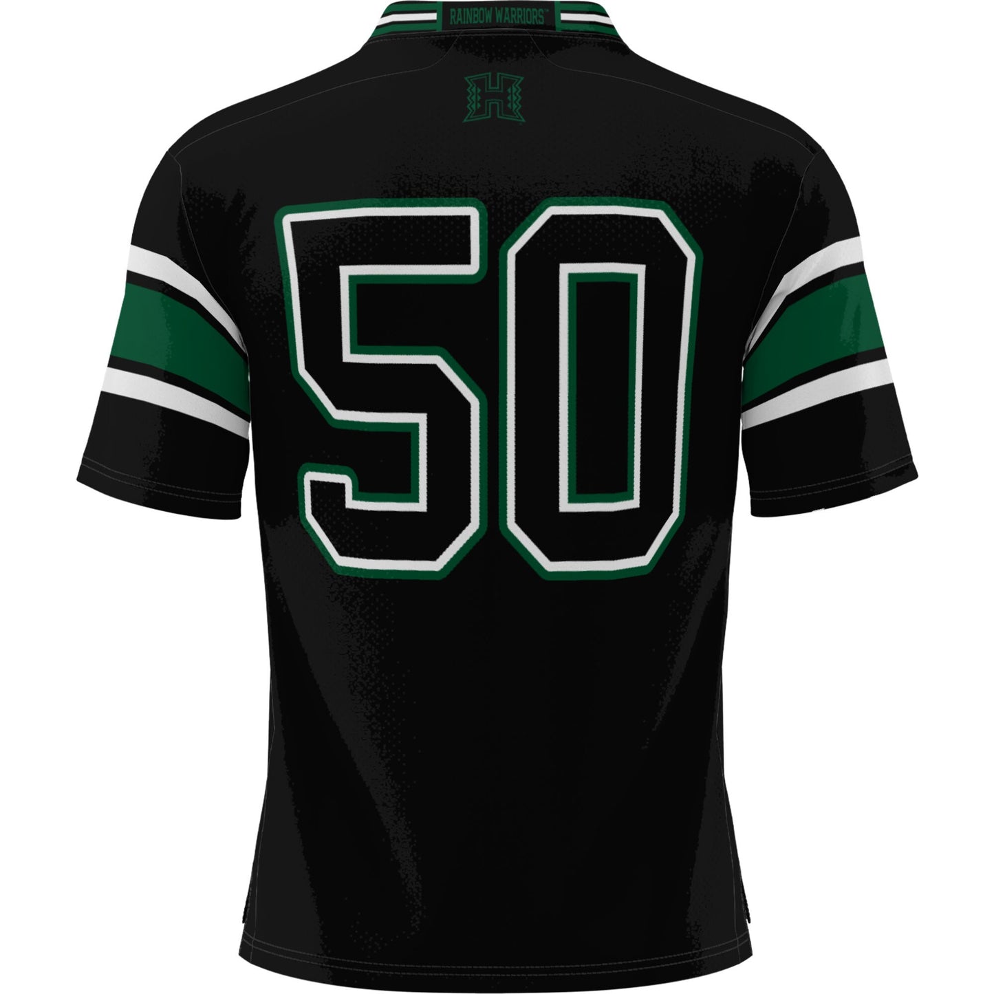 #50 Hawaii Rainbow Warriors GameDay Greats Youth Football Jersey - Black