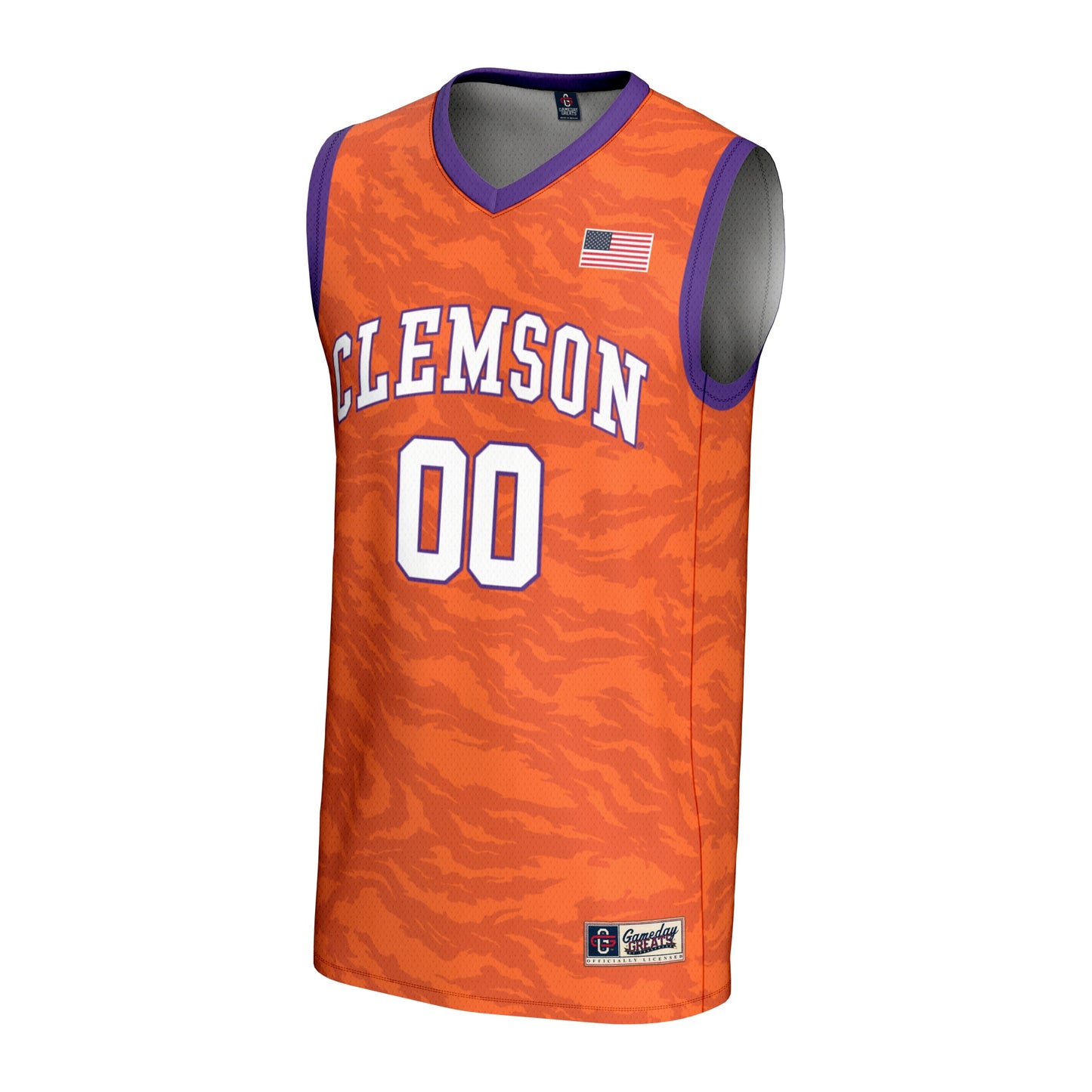 Clemson Tigers GameDay Greats Unisex NIL Pick-A-Player Men's Basketball Lightweight Jersey - Orange