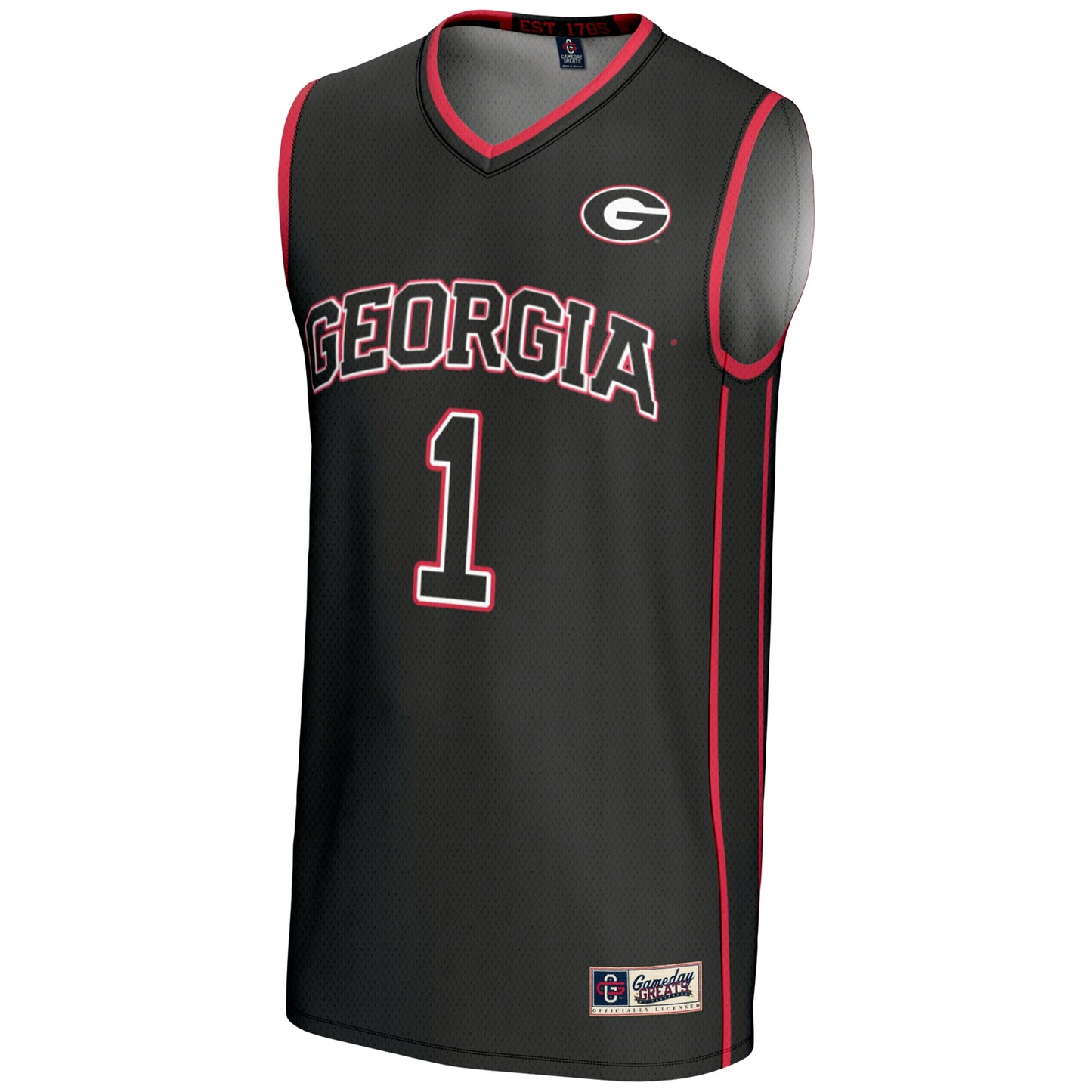 #1 Georgia Bulldogs GameDay Greats Youth Lightweight Basketball Jersey - Red