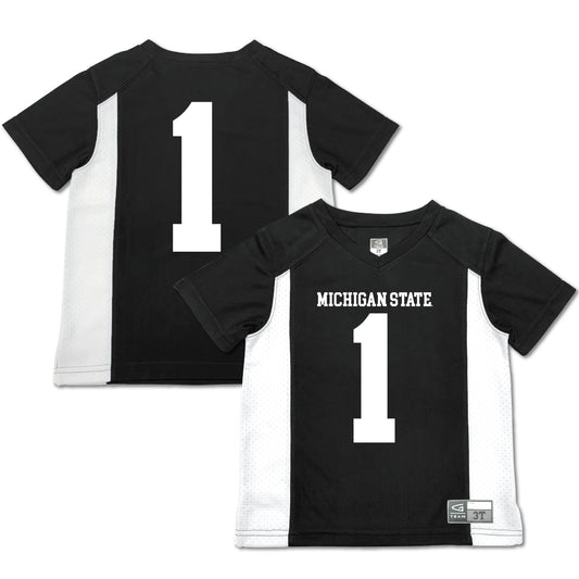 #1 Michigan State Spartans Garb Toddler Football Jersey - Black