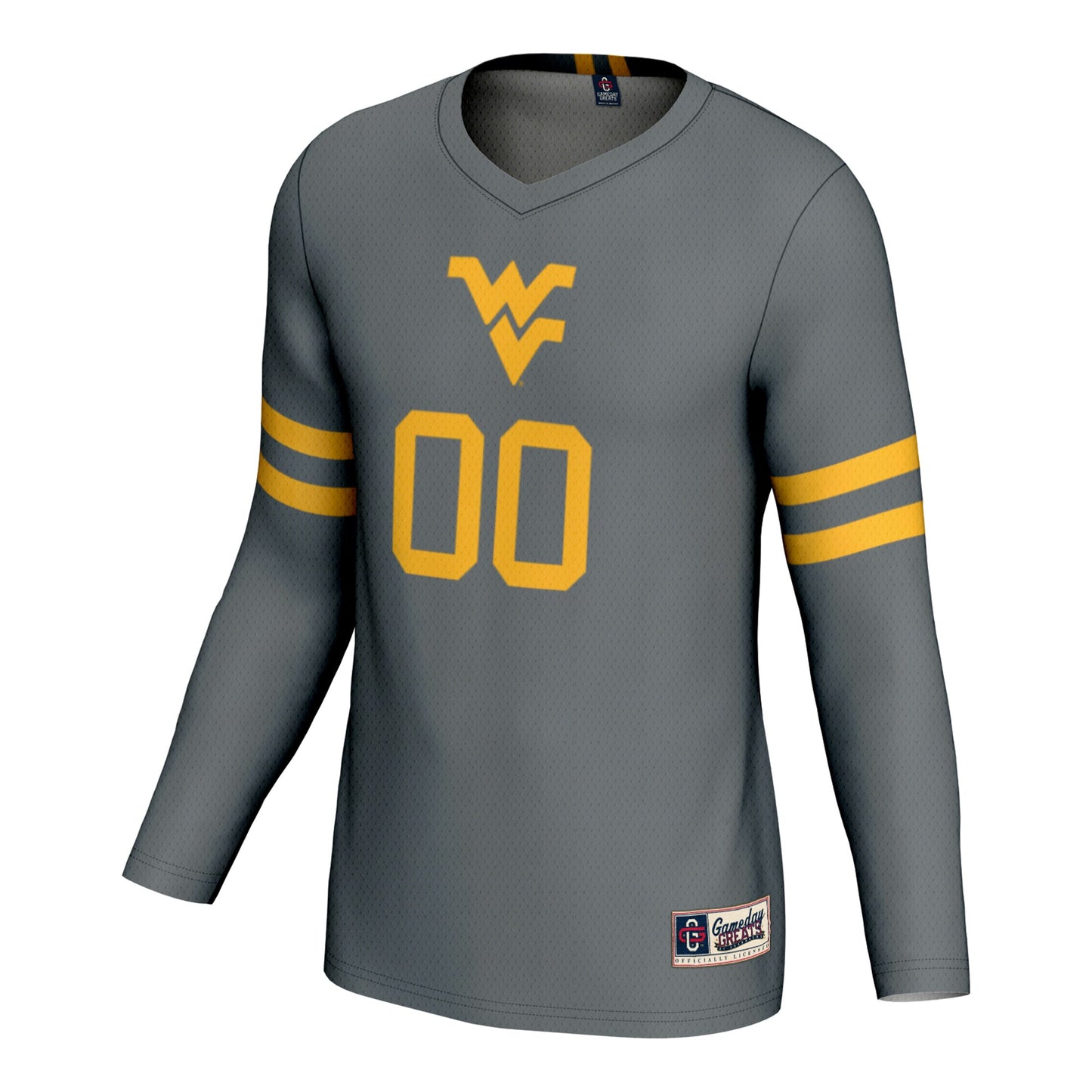West Virginia Mountaineers GameDay Greats Unisex NIL Pick-A-Player Lightweight Volleyball Jersey - Gray