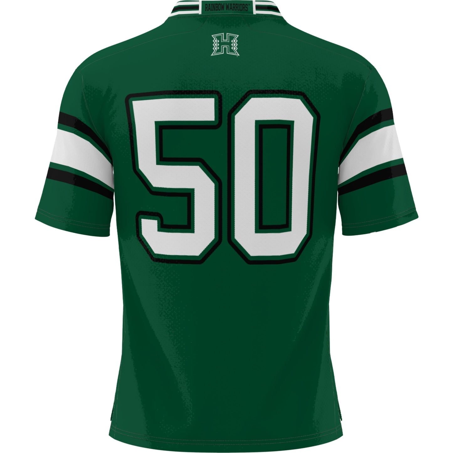#50 Hawaii Rainbow Warriors GameDay Greats Youth Football Jersey - Black