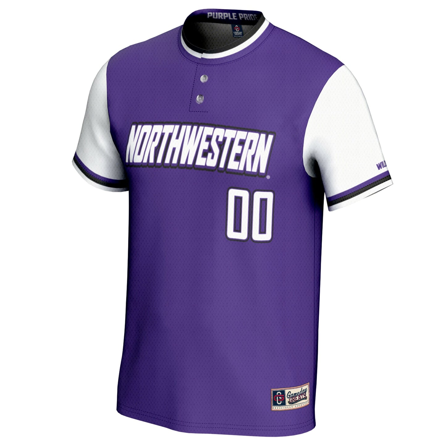 Northwestern Wildcats GameDay Greats Youth NIL Pick-A-Player Lightweight Softball Jersey - White