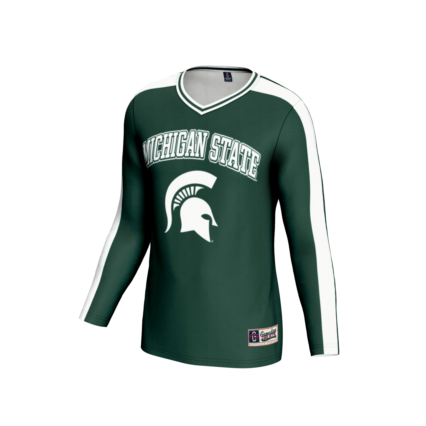 Michigan State Spartans GameDay Greats Unisex Women's Volleyball Lightweight Fashion Jersey - Green