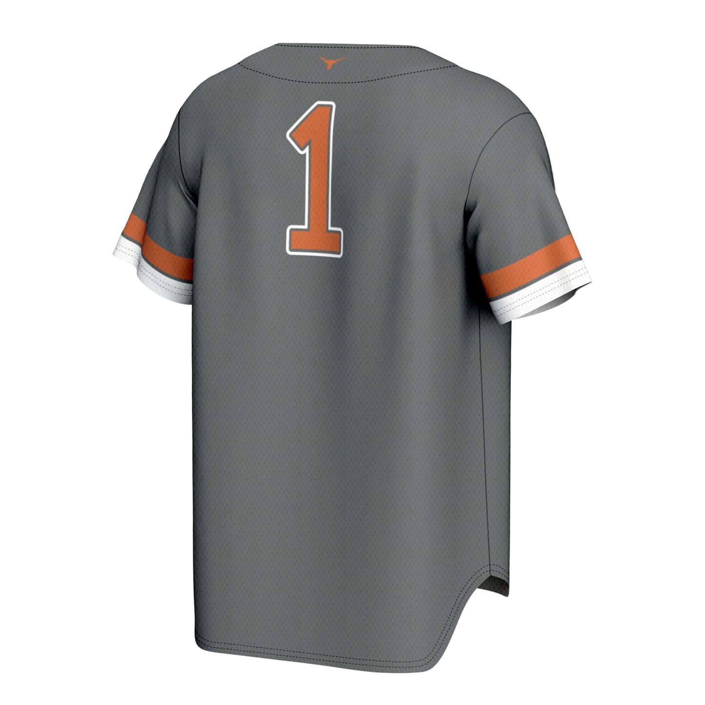 Texas Longhorns GameDay Greats Youth Lightweight Collegiate Baseball Fashion Jersey - Gray