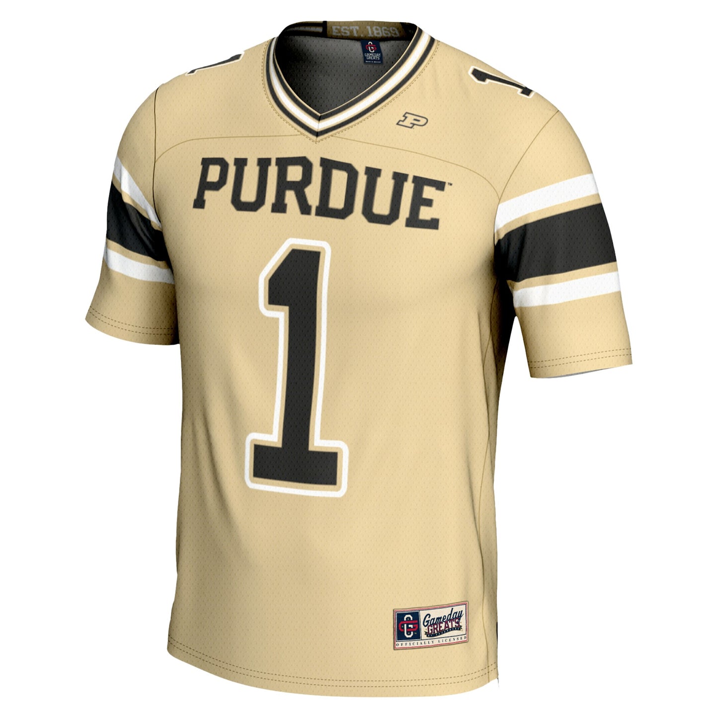 #1 Purdue Boilermakers GameDay Greats Endzone Football Jersey - Black