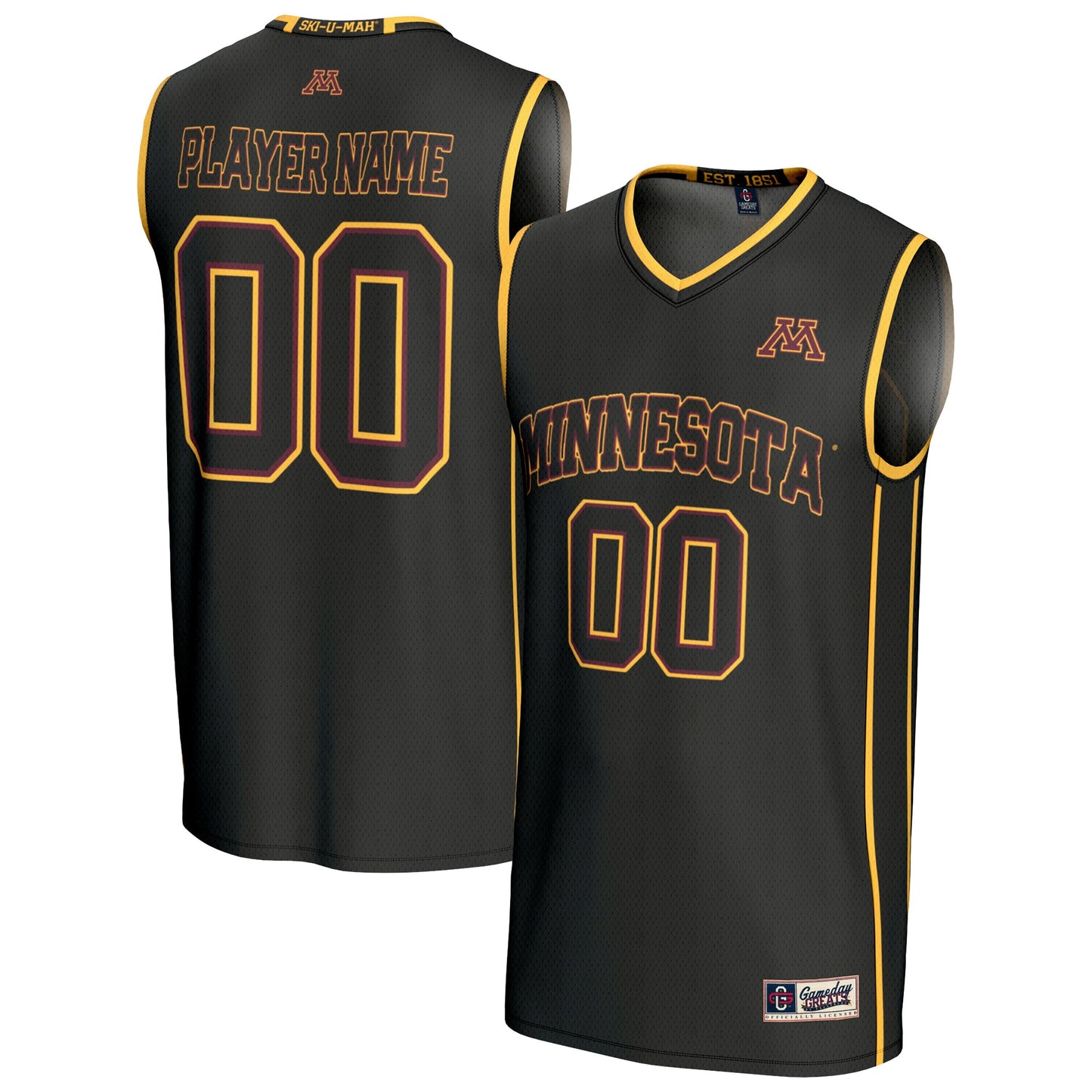 Minnesota Golden Gophers GameDay Greats Youth Lightweight Collegiate Men's Basketball NIL Pick-A-Player Fashion Jersey - Black