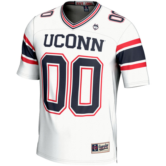 UConn Huskies GameDay Greats Youth NIL Pick-A-Player Football Jersey - White