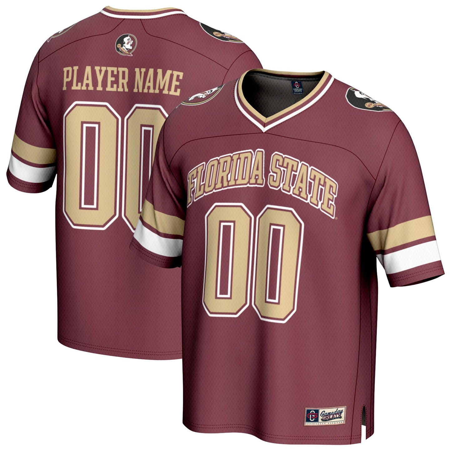 Florida State Seminoles GameDay Greats Unisex NIL Pick-A-Player Football Fashion Jersey - Garnet