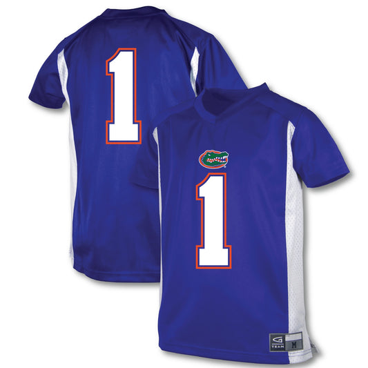 #1 Florida Gators Garb Youth Football Jersey - Royal